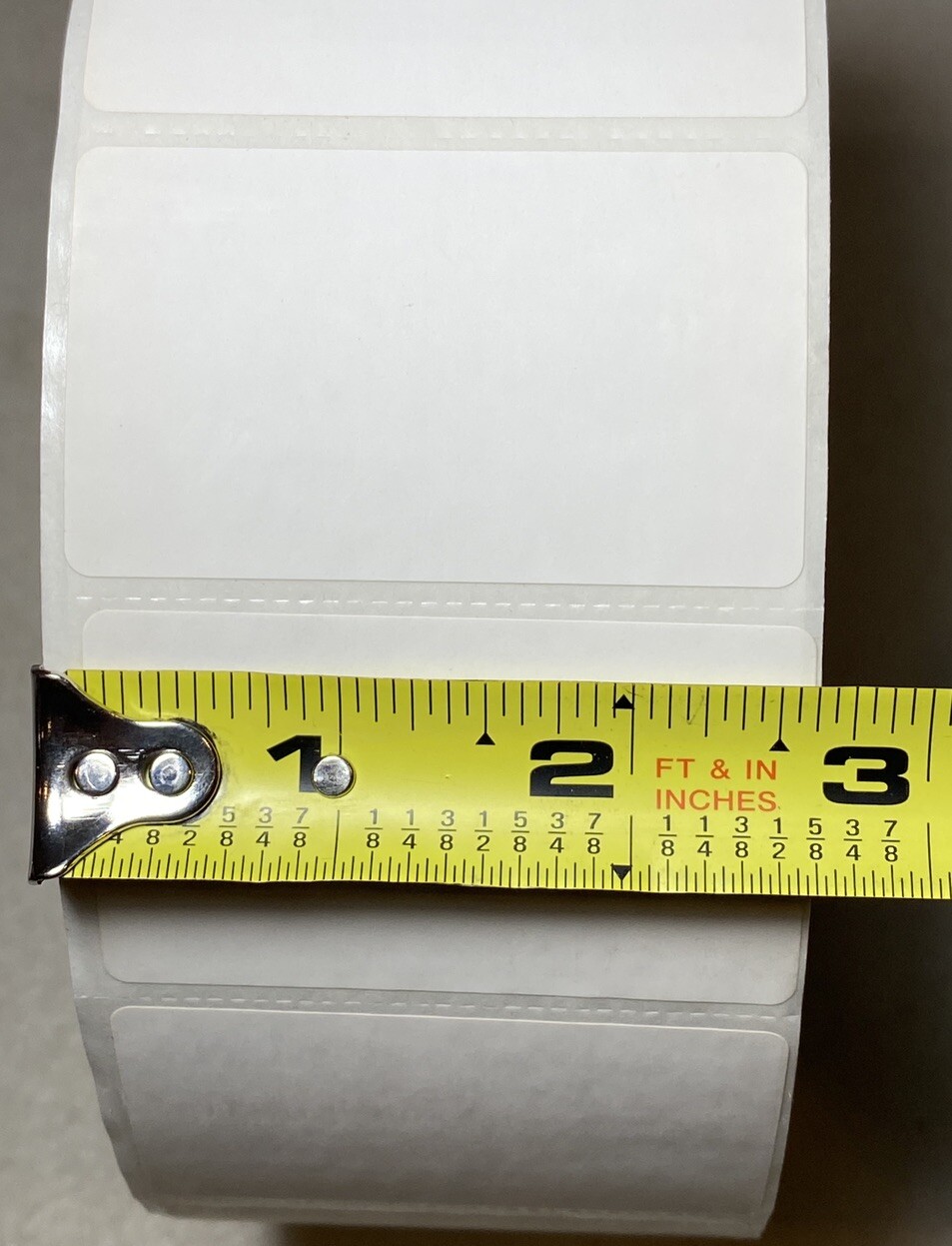 (Qty 7000) 2-1/2″ x 1-1/2″ Thermal Transfer Labels 3″ Core, ULINE S-6786 2 Rolls