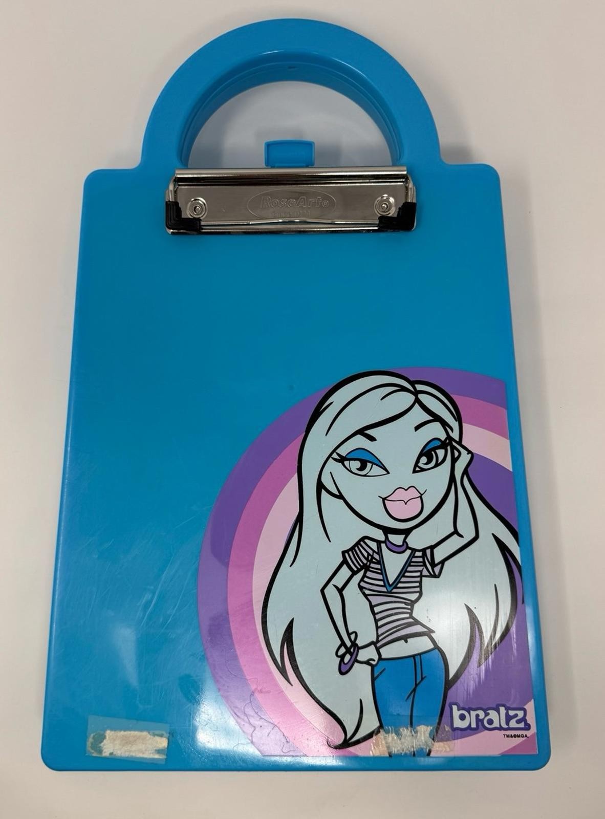 Bratz RoseArt Clipboard Carrying Case Blue MGA 2004 Vintage HTF