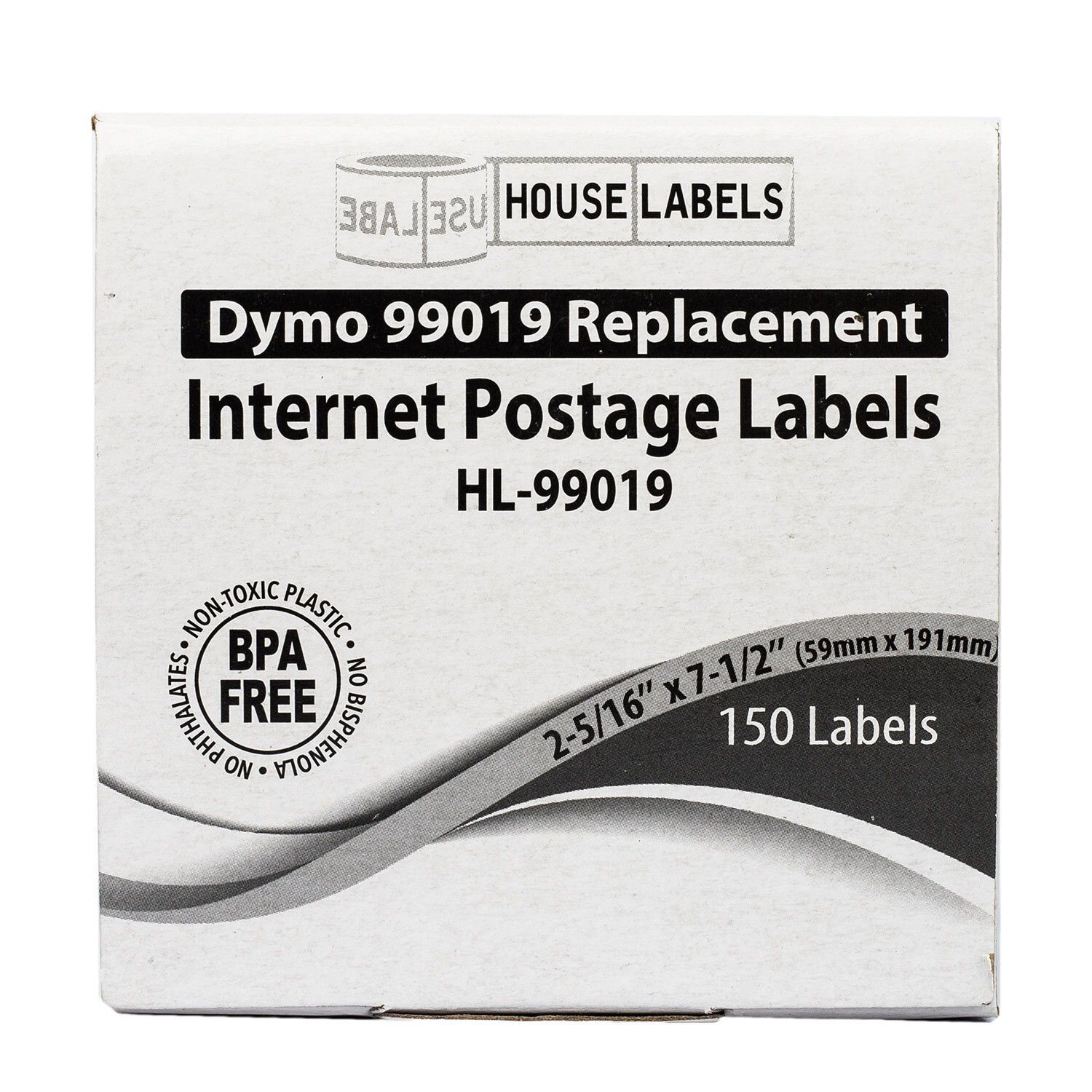 DYMO 99019 1-Part eBay PAYPAL Direct Thermal Postage Labels – (6) Rolls of 150
