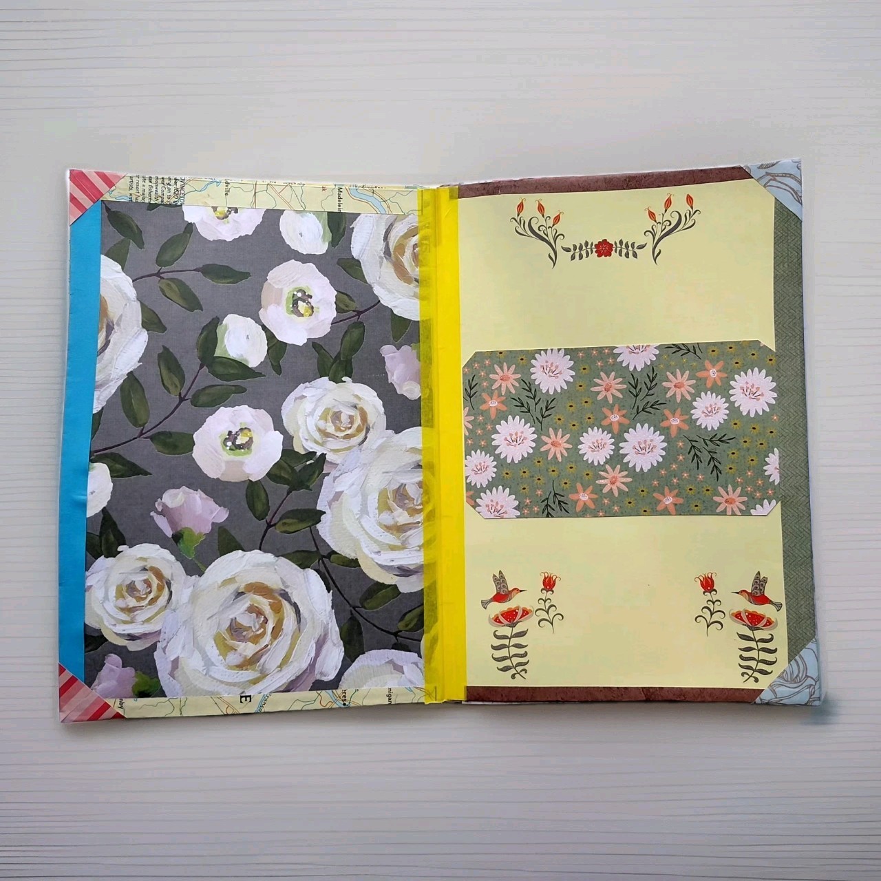 Vintage Theme Naked Journal 32 pages for Memories, Travel Log or Mementos (qs)