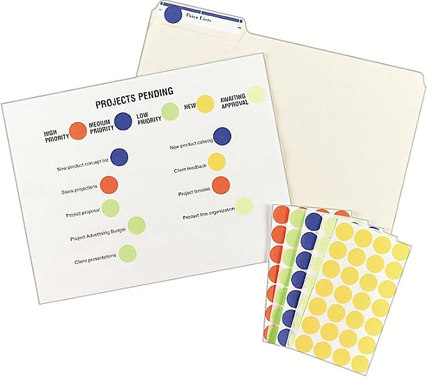 Avery 0.75″ Removable Self Adhesive Round Labels Red 1008 Pack Print & Write