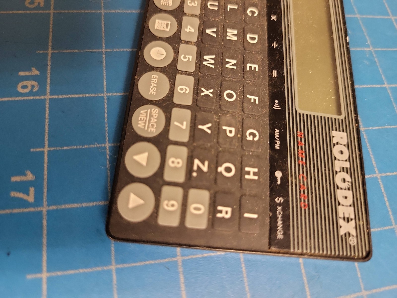Vintage Rolodex Electronic Digital Organizer Address Book Calculator 1993 Data B