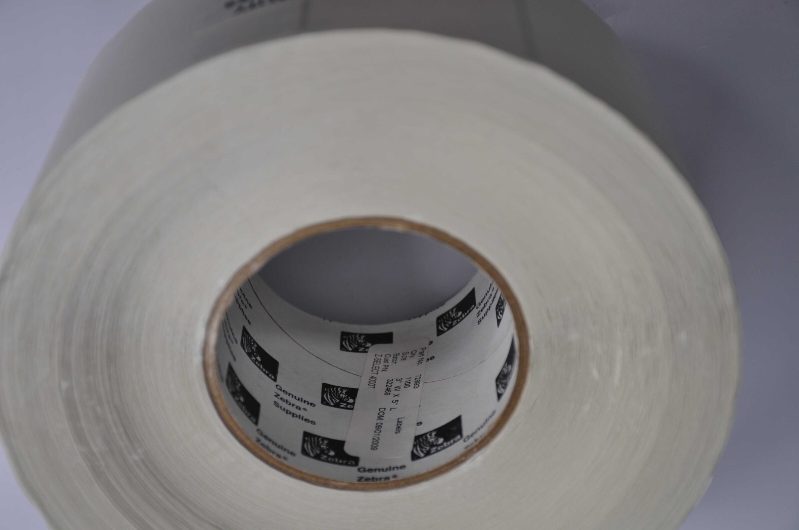 ZEBRA 3″ X 5″ Z-SELECT 4000T LABEL 1100 LABELS PER ROLL 72993