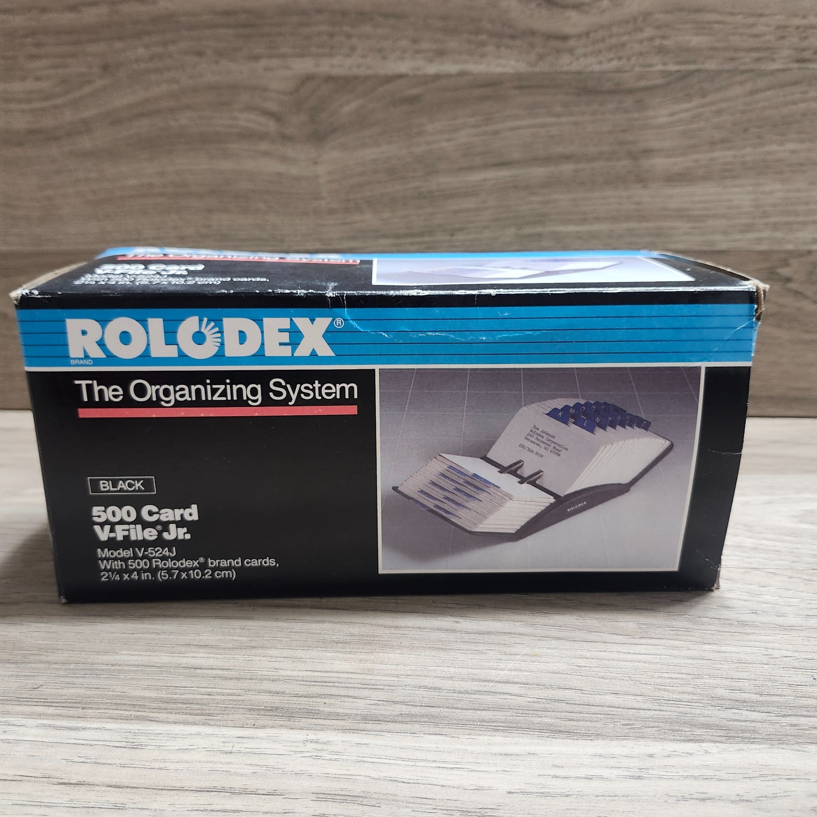 Vintage Rolodex 500 Card V-file Jr NEW