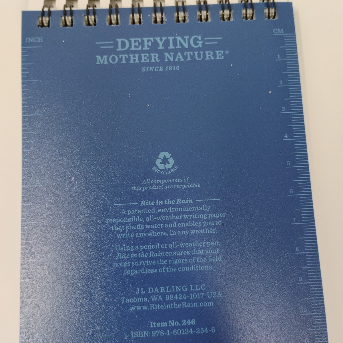 Rite In The Rain 4×6 All Weather Notebook & Zippered Cover + Wet and Dry Pen