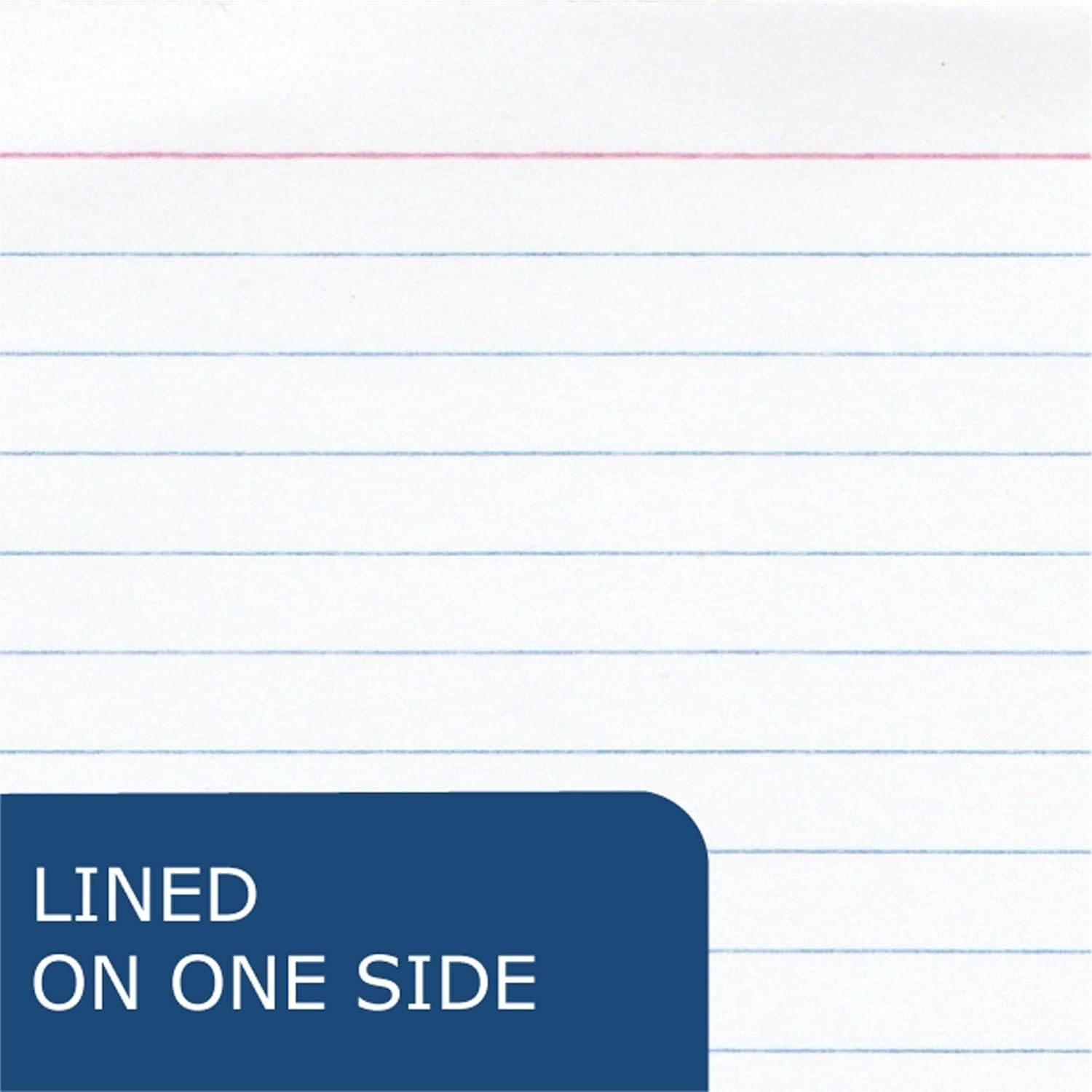 240 Ct 3×5 Index Cards, White, Ruled Front, Tray Holder Case
