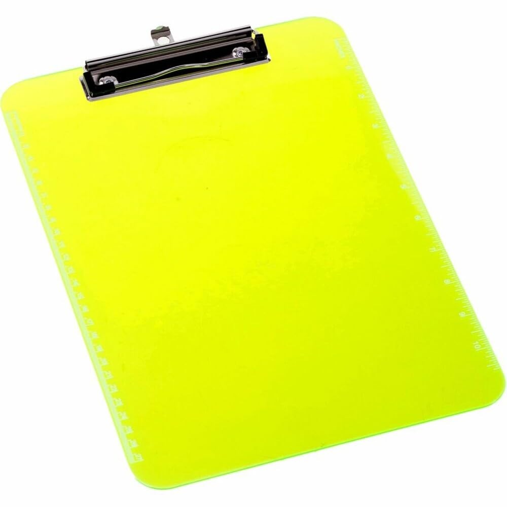 Sparco Transparent Clipboard, neon green Neon Green
