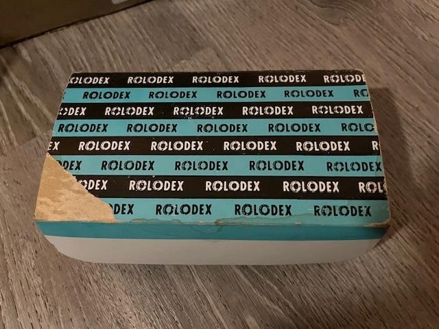 533 Rolodex Replacement Cards.400 Sealed, 133 Loose.