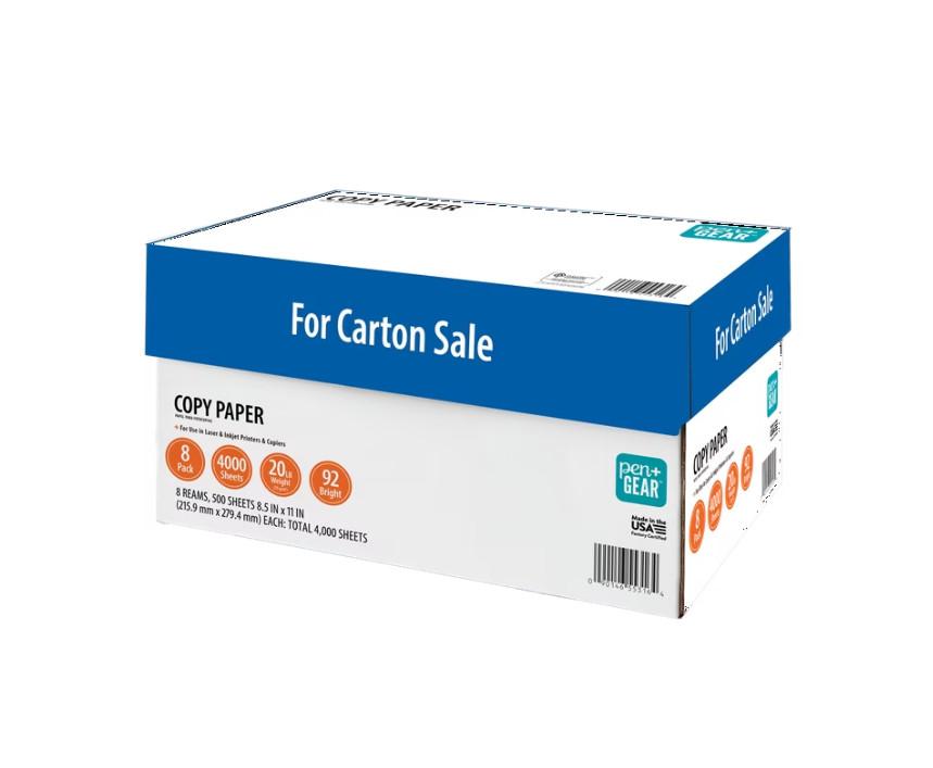 Copy Paper 8.5″ x 11″ 94 Brightness 4000 Sheets / 8 Ream.NEW FreeShip