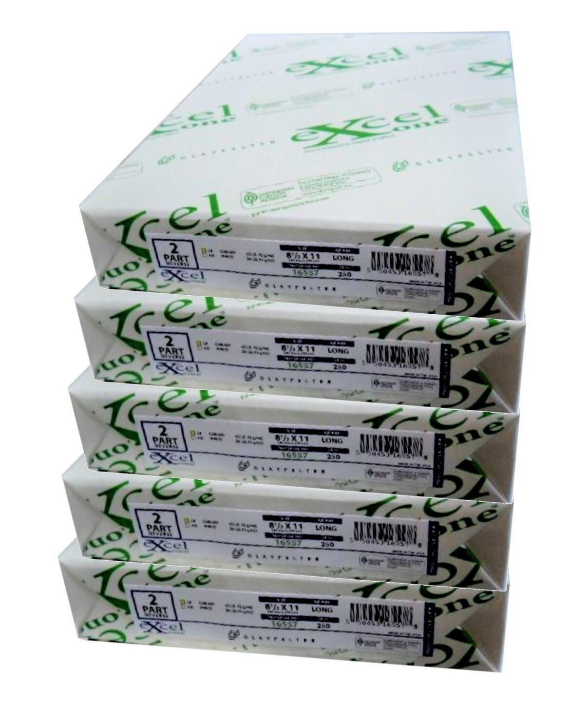 Excel One™ Carbonless 2-Part Rev Paper ), 8.5″ x 11″, (16557) – 5 Reams