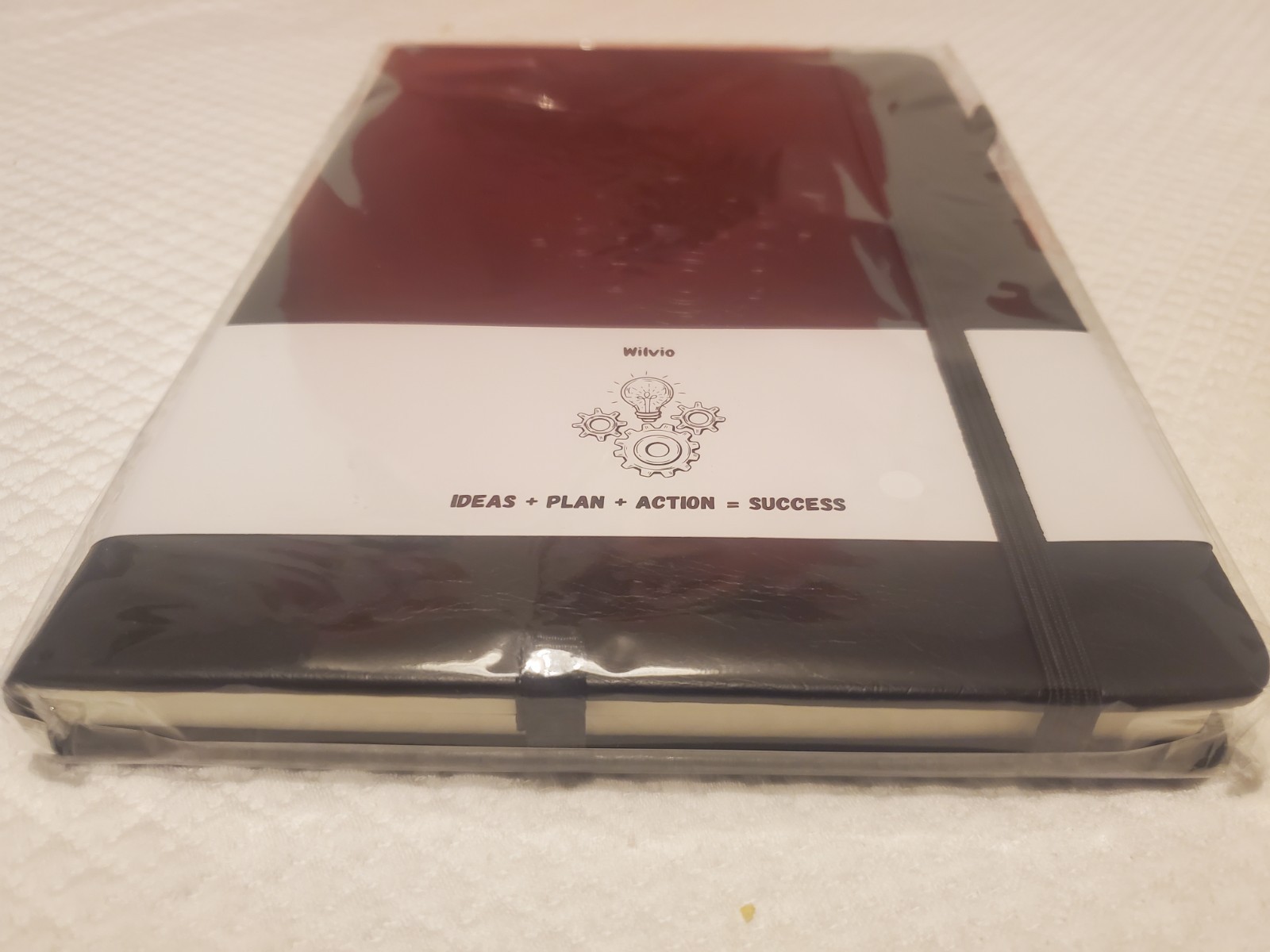 Leather Hardcover Journal 8″ 224 Lined Pages, Archival Paper, Graphic Image