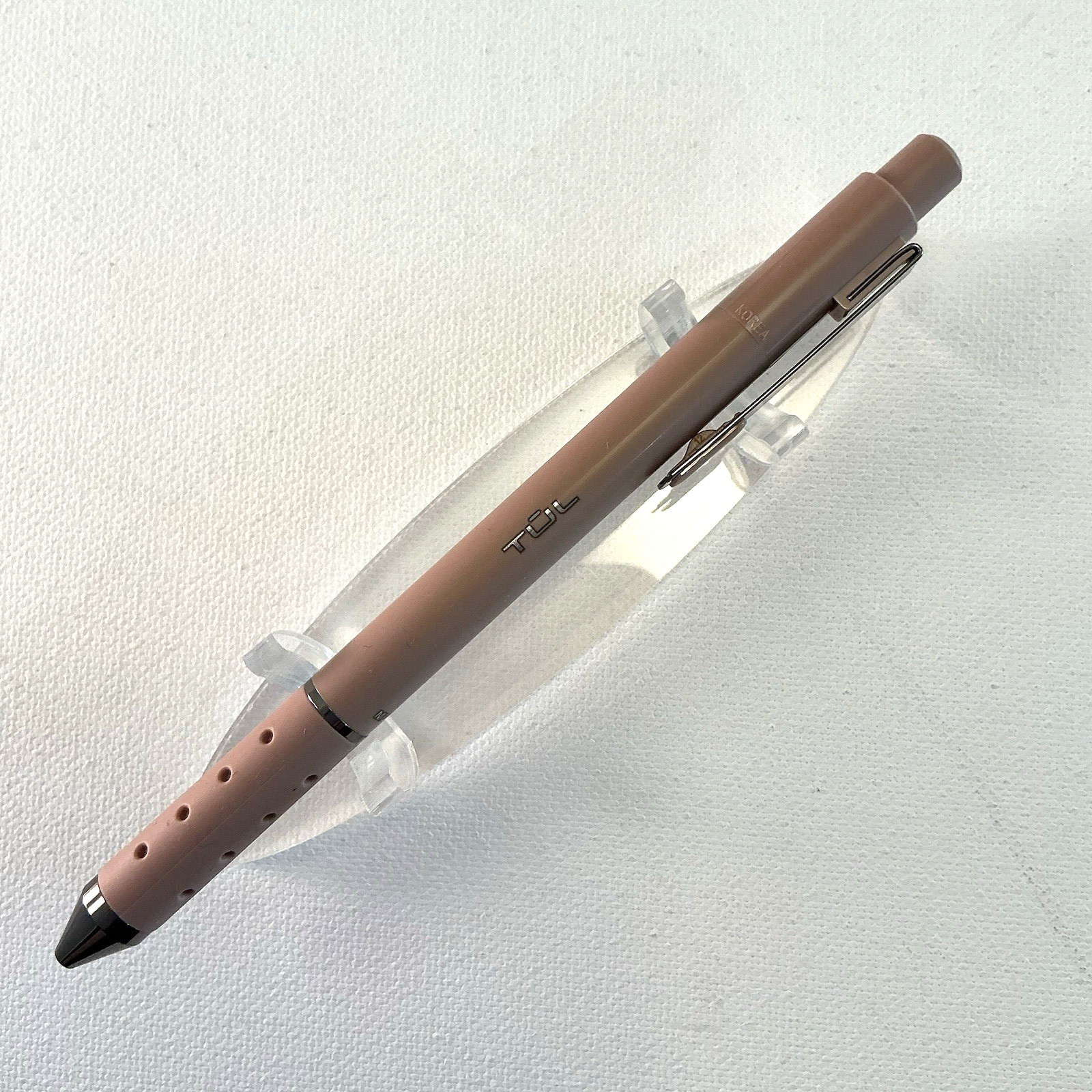 NEW TUL Pen Gel Metallic Ink BRONZE Ink 0.8 Gunmetal Clip, Matte Barrel