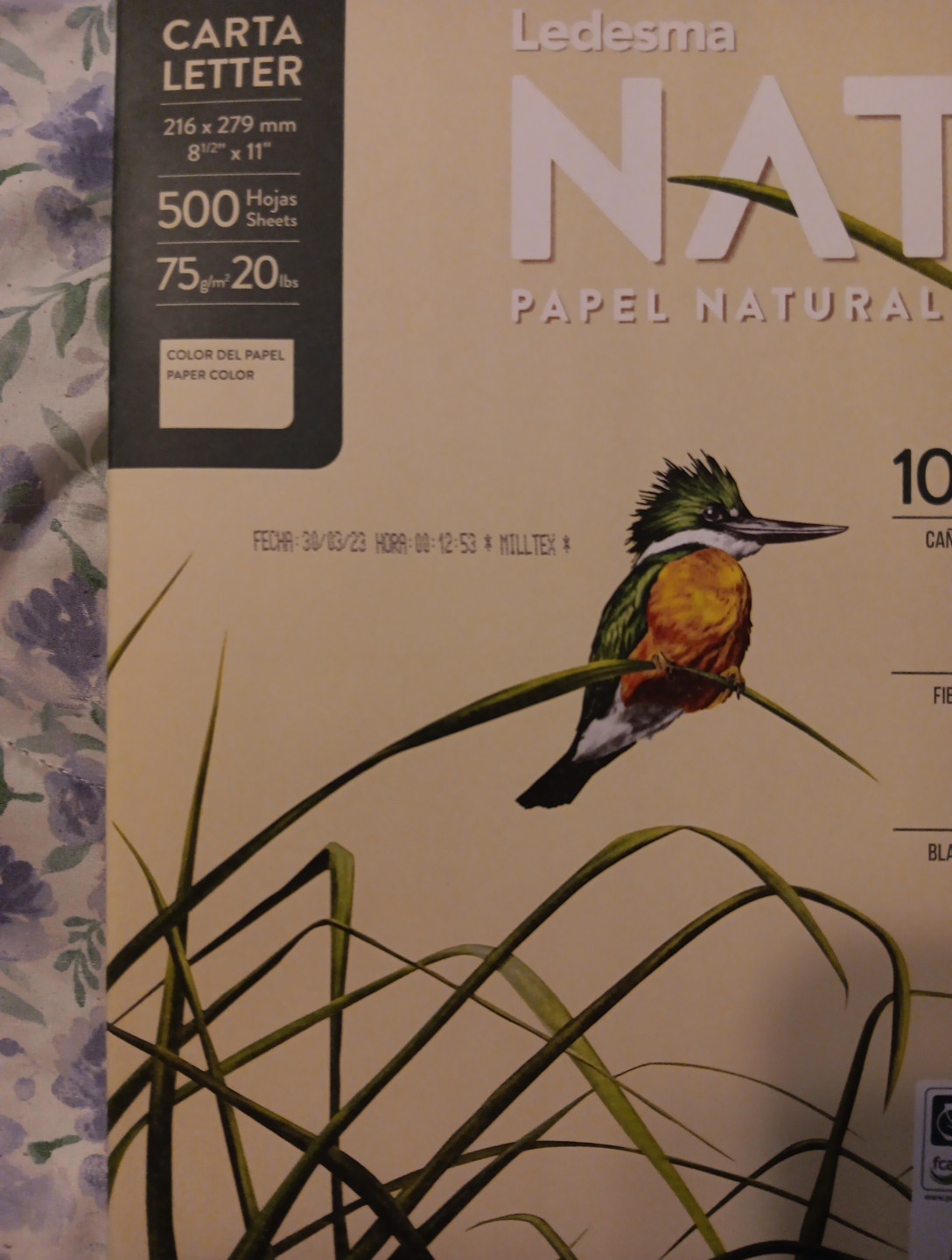 NEW Ledesma 8 Reams (4000pages)AllNatural Off White Copy/Fax/Printer Paper is a