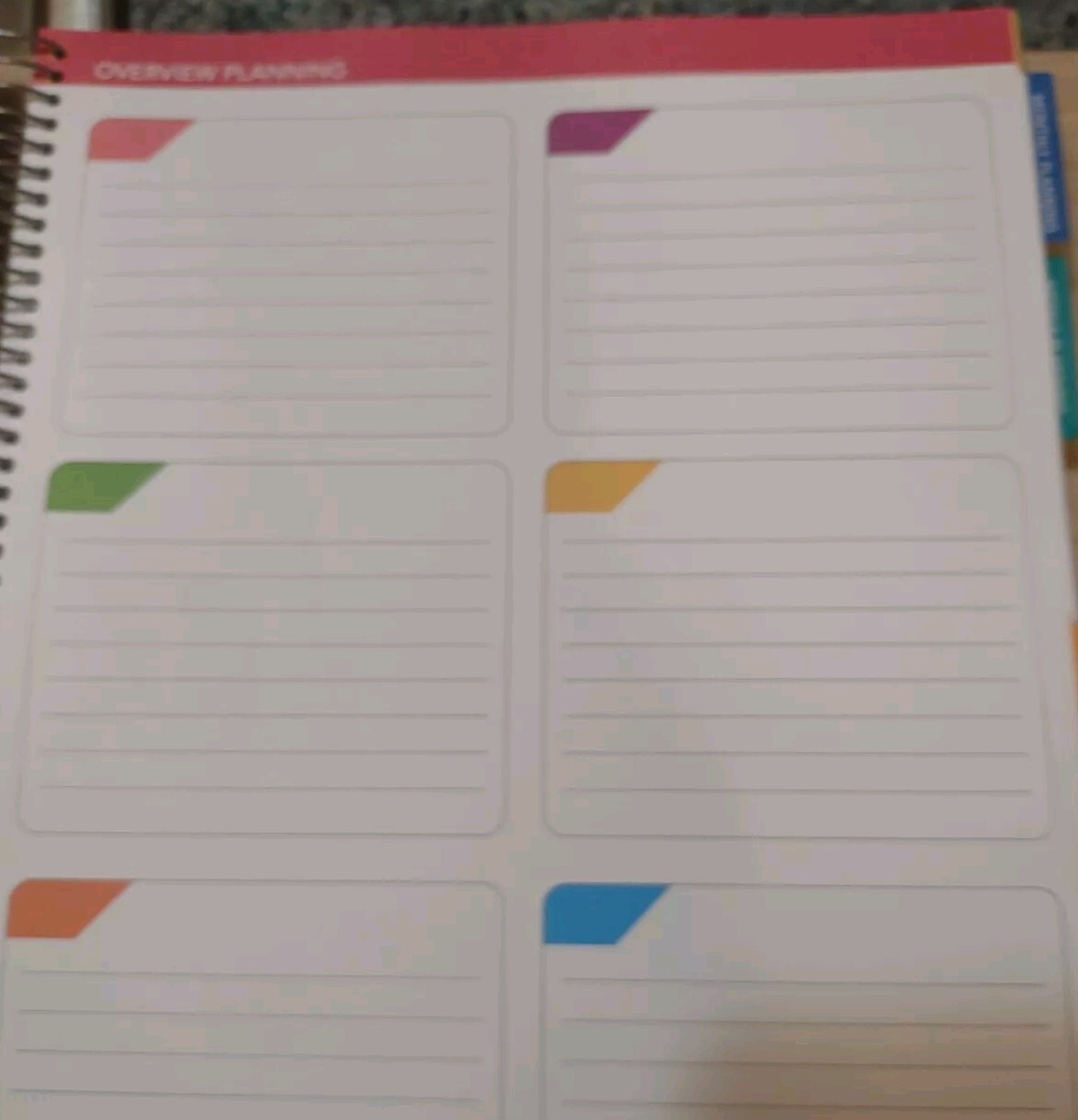 Global Printed Products Undated Teacher Planner 52 Weeks w/Stickers