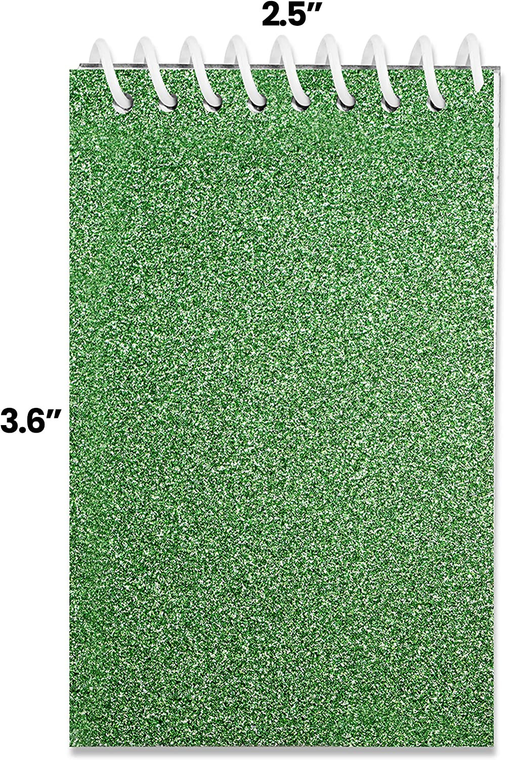 Mini Prism Spiral Notepads – (Bulk Pack of 24 ) Small Pocket Mini Notebooks