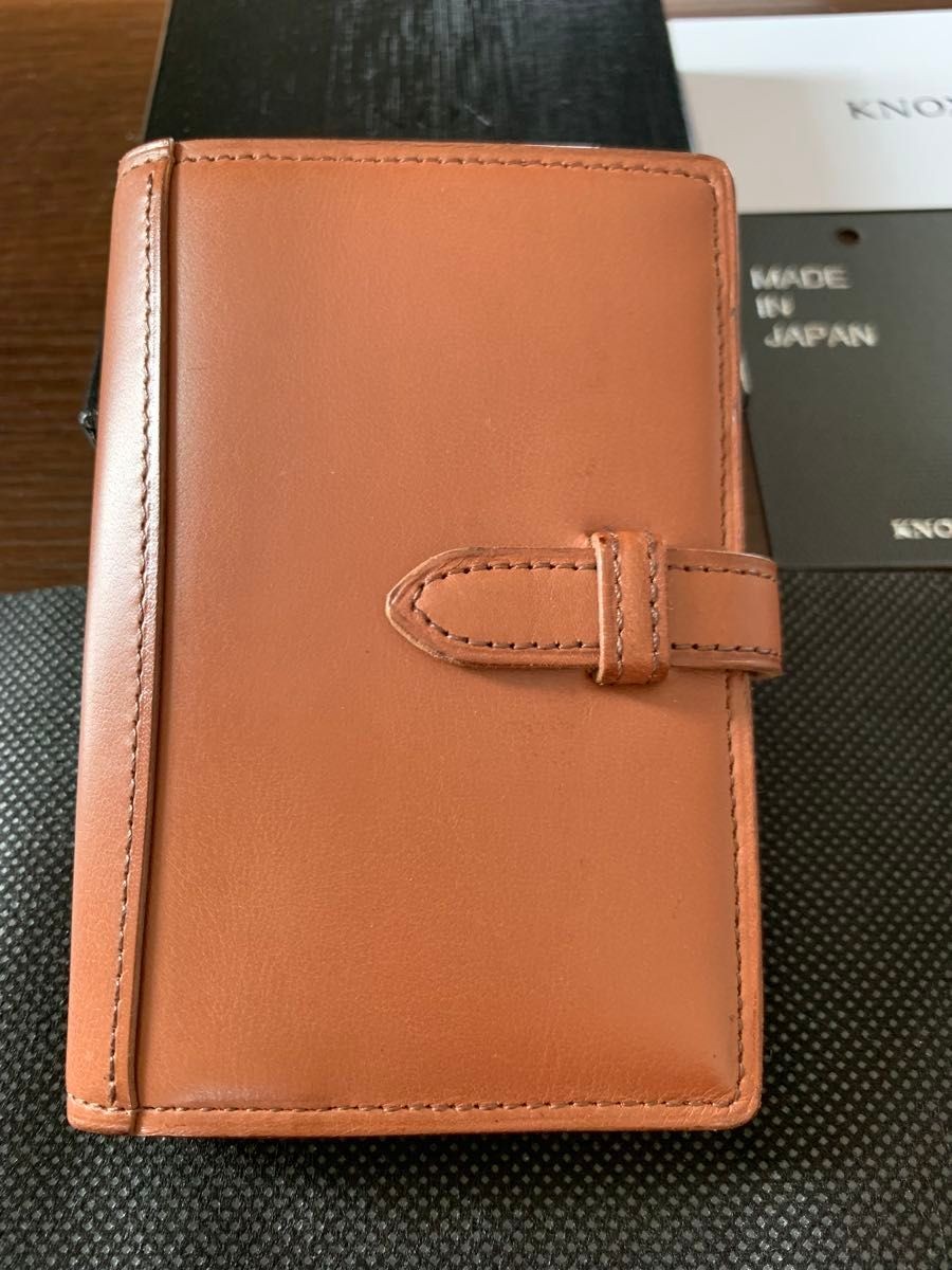 KNOX PEARCE System Planner Mini 5 Ring 11mm Buffalo Calf Leather Brown New