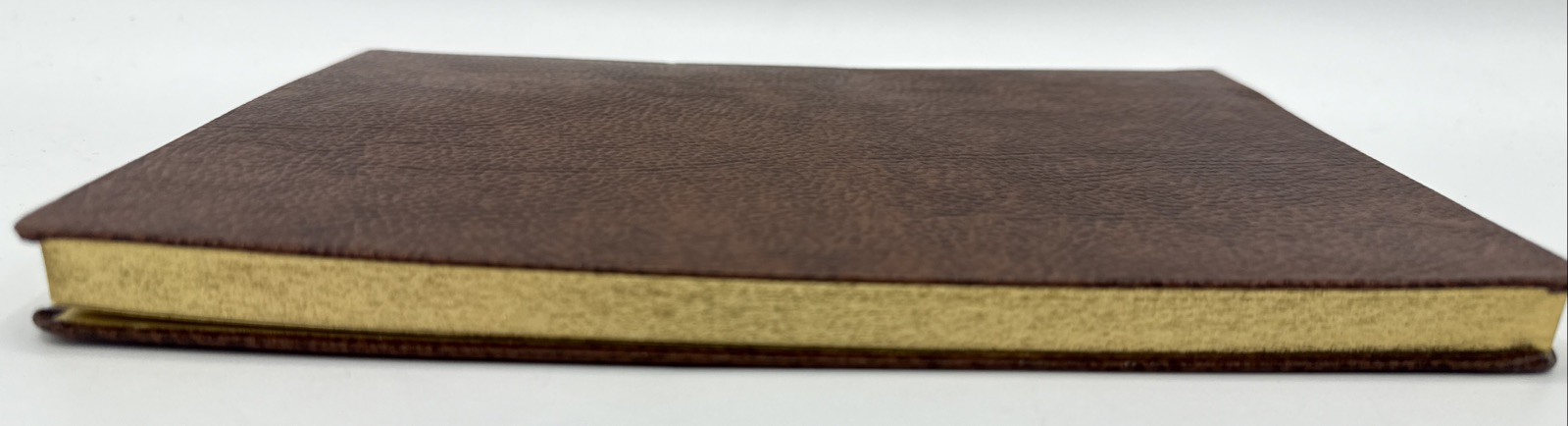 Royce New York Pebbled Lined Leather Journal Tan 8.25”x5.75” Lined Paper