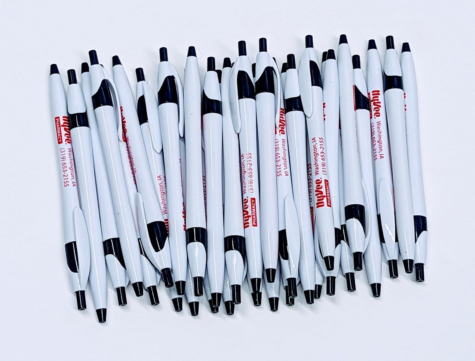 30ct Lot Misprint Ball Point Retractable Click Pens: Javalina/Javelin/Slimster