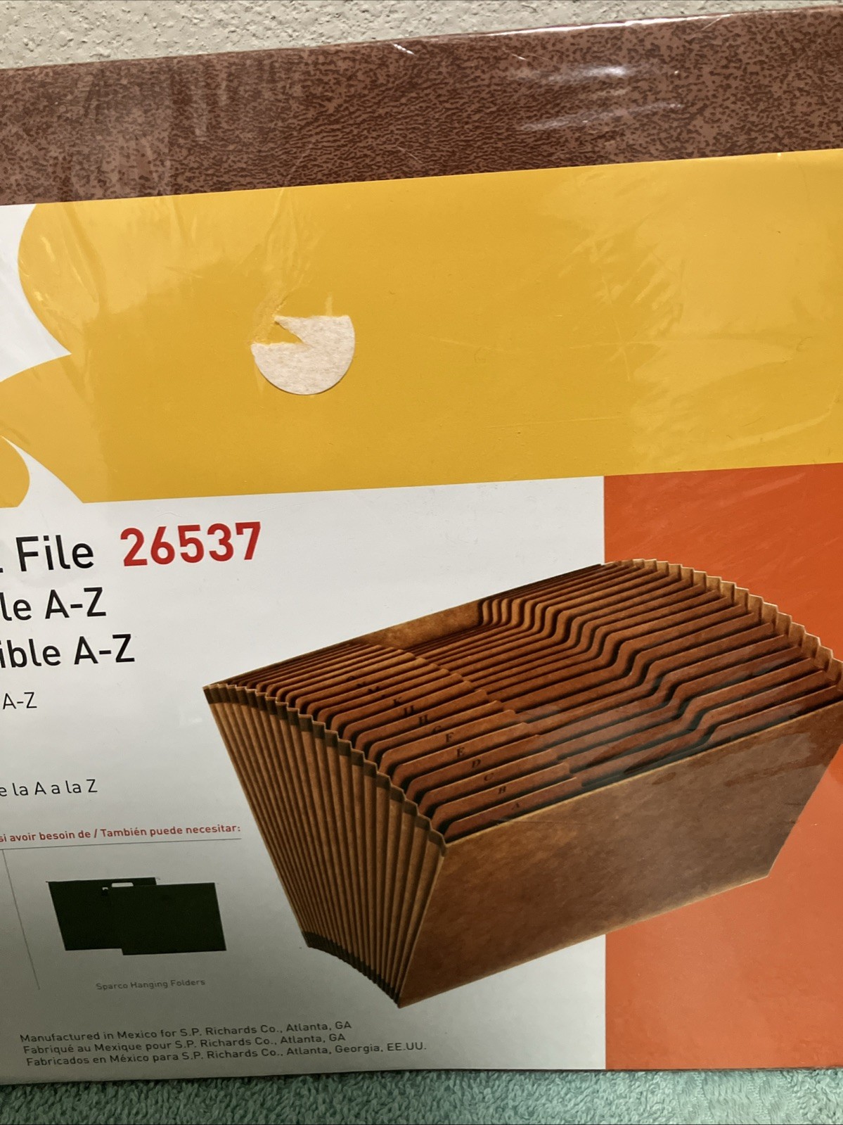 Sparco Expanding A – Z File 26537 . New .
