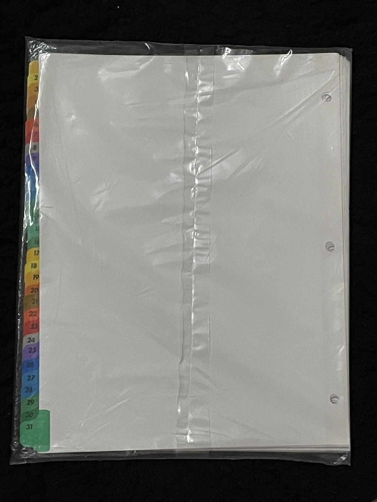 NEW Sparco Brand Color Coded Indexing System 8.5″x11″ 31 Multicolor Tabs 02841