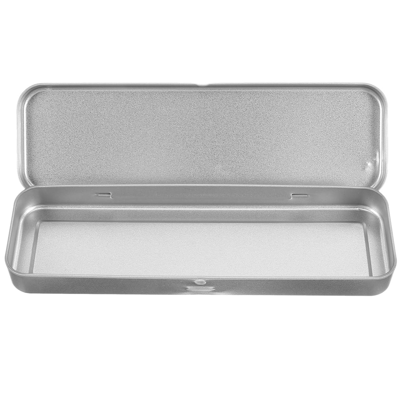 Metal Pencil Case 8 X 2 Inches Frosted Iron Tinplate Single-Layer Rectangular…