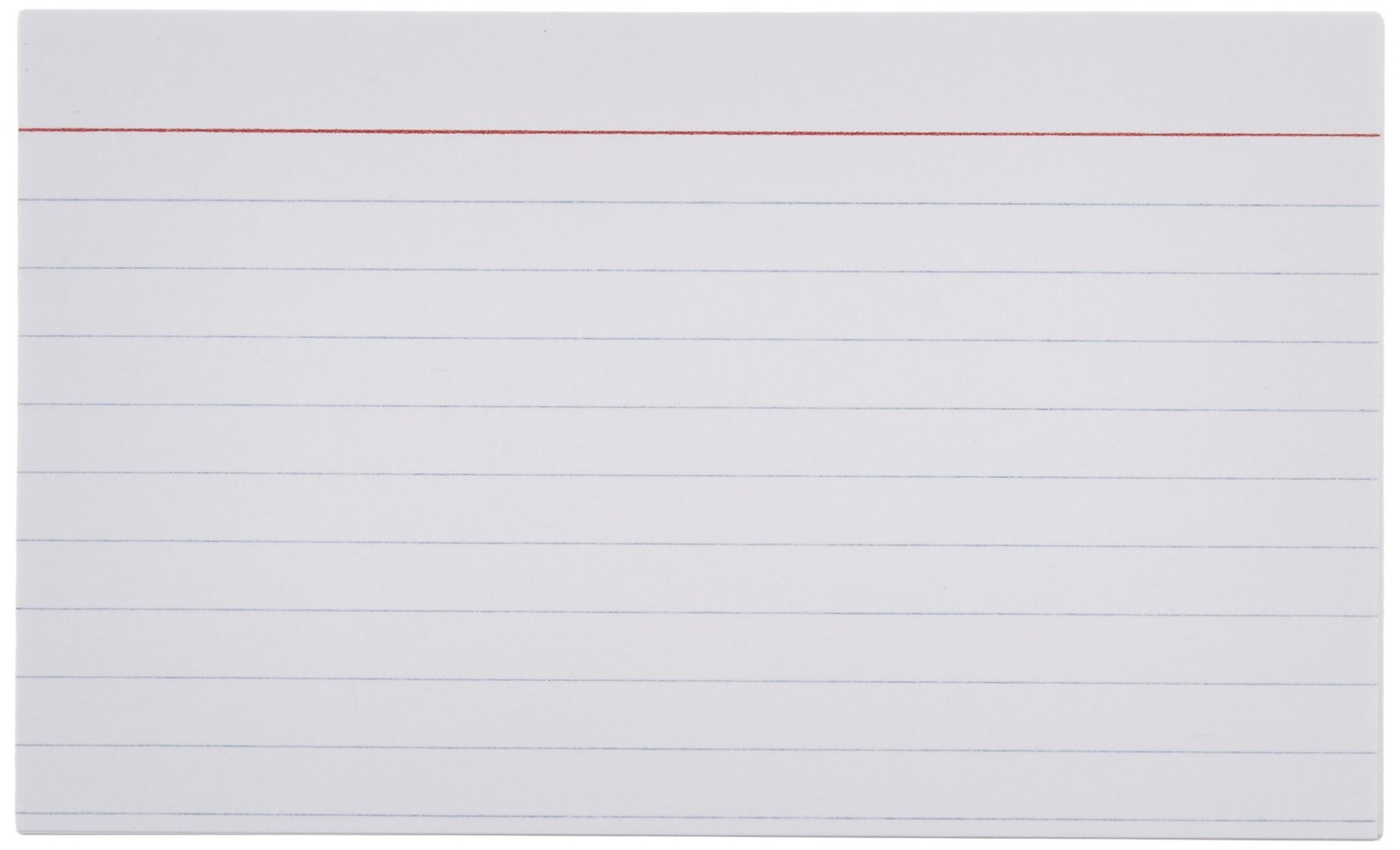 Amazon Basics Ruled Lined Index Cards for Study, 10 Pack (1000 Count), White