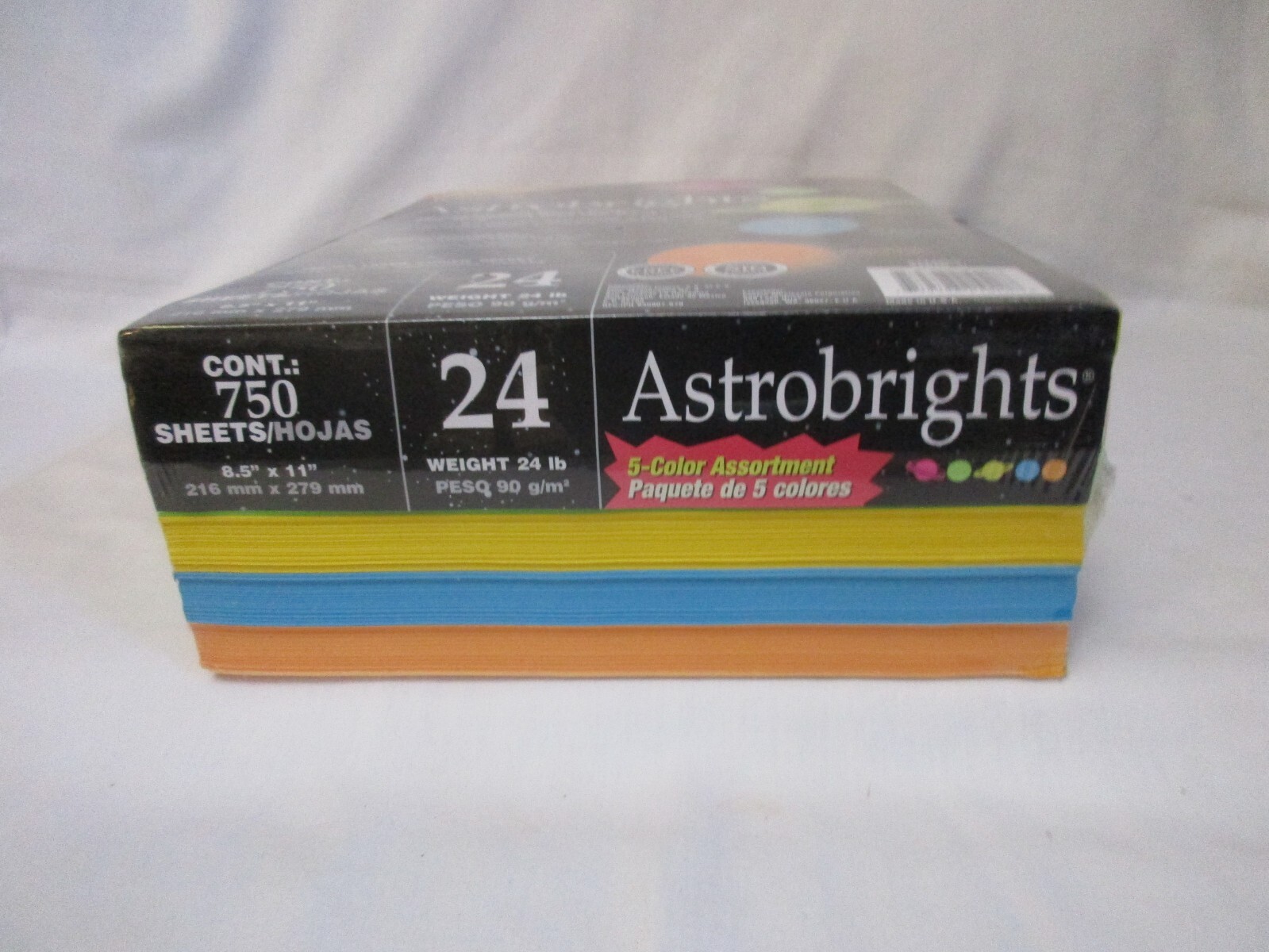 Wausau Paper Astrobrights Bright Color Paper 8 1/2″ X 11″ 24 Lb 750 Sheets
