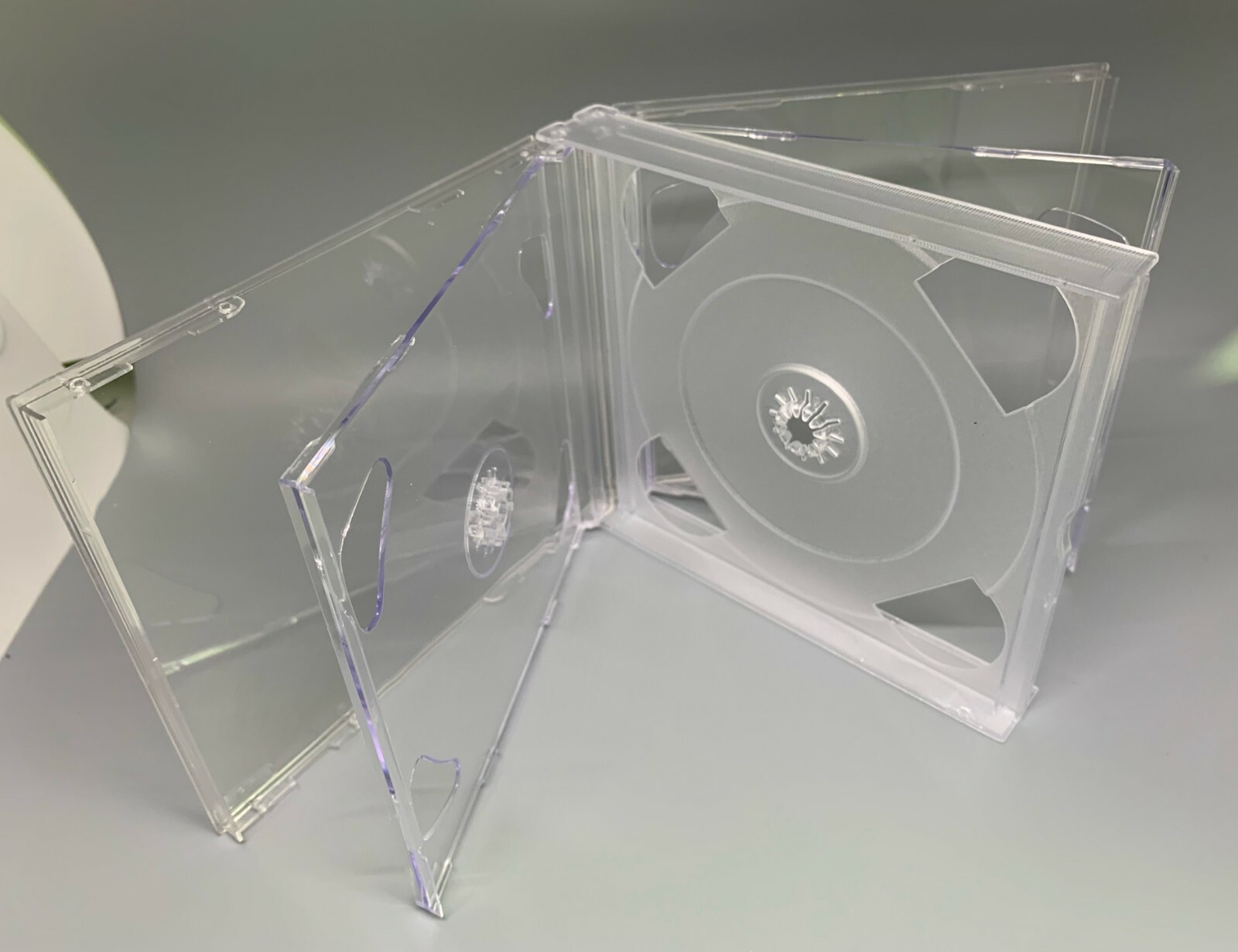 2 MULTI- 5 FIVE DISC CD JEWEL CASES W/ CLEAR TRAY GF5, FREE SHIPPING