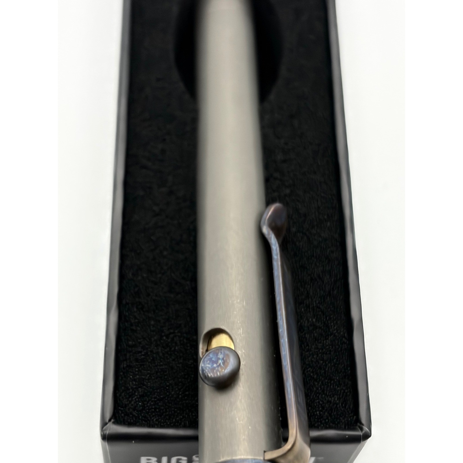 Big Idea Design Bolt Action Pen Custom Titanium Lightning Anodized EDC