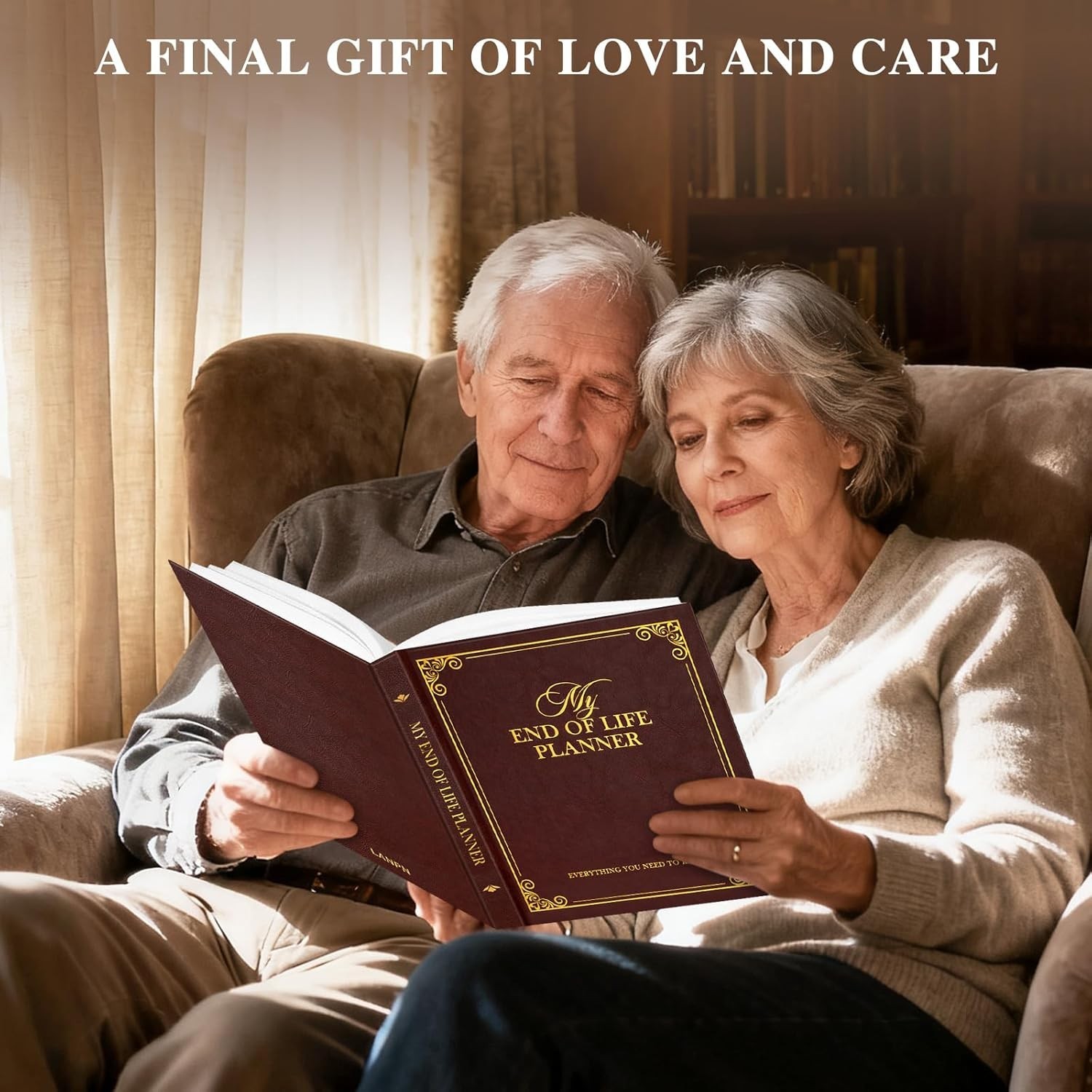 End of Life Planner Death Organizer with Tabs, Final Wishes & Financial Estate P