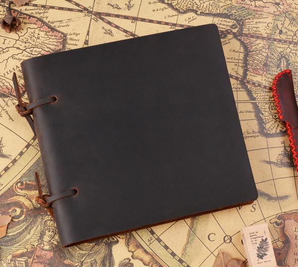 Writing notes Notebook sketchbook Diary Notepad handmade leather coffee Q278