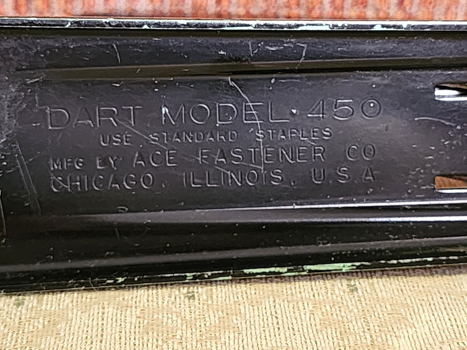 Vintage Ace Fastener – Dart Model 450 Standard Stapler, Black – WORKS