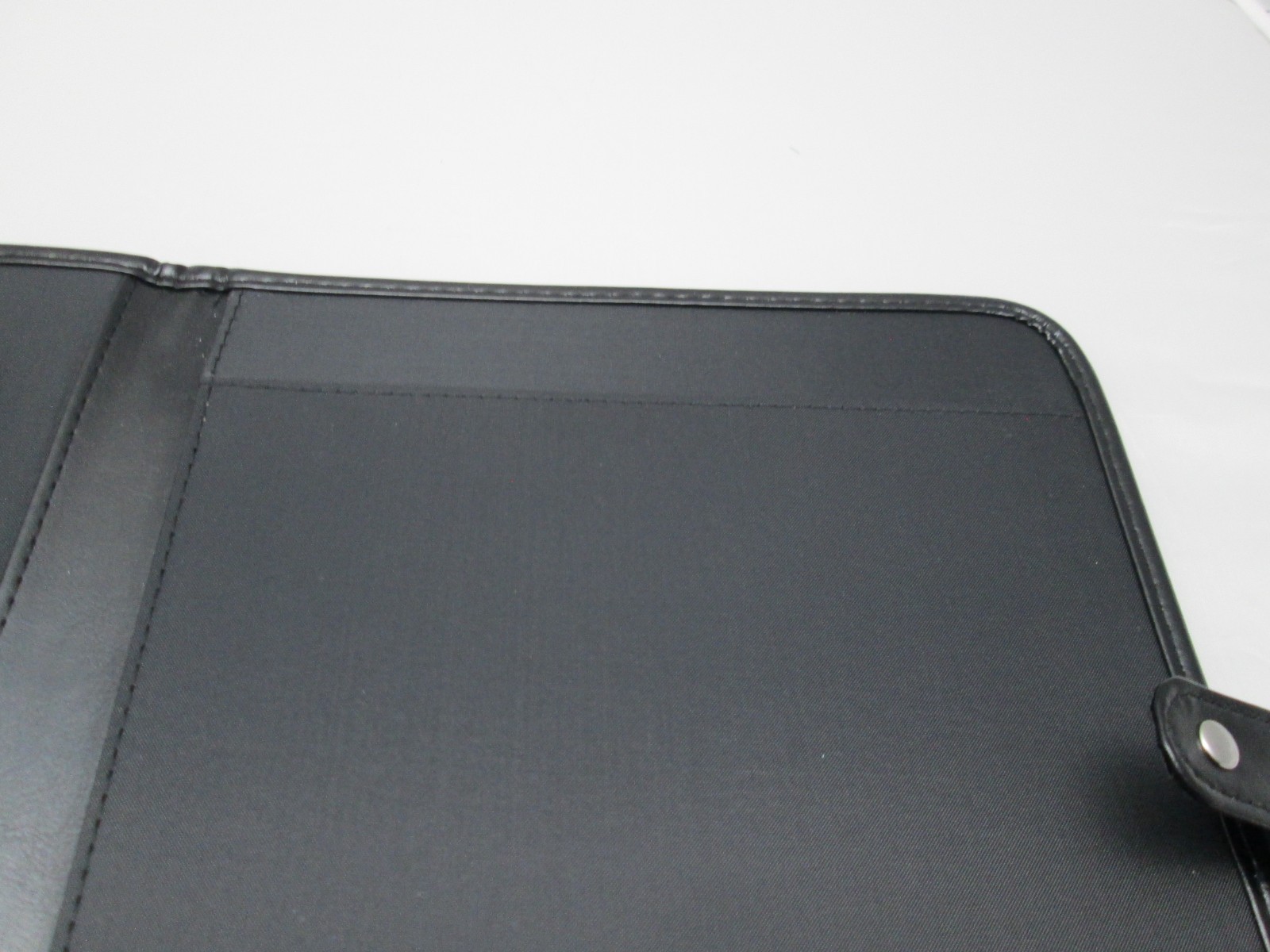 Black Portfolio Folder Organizer Planner Notepad 8.5″x11″ Legal Pad Folio
