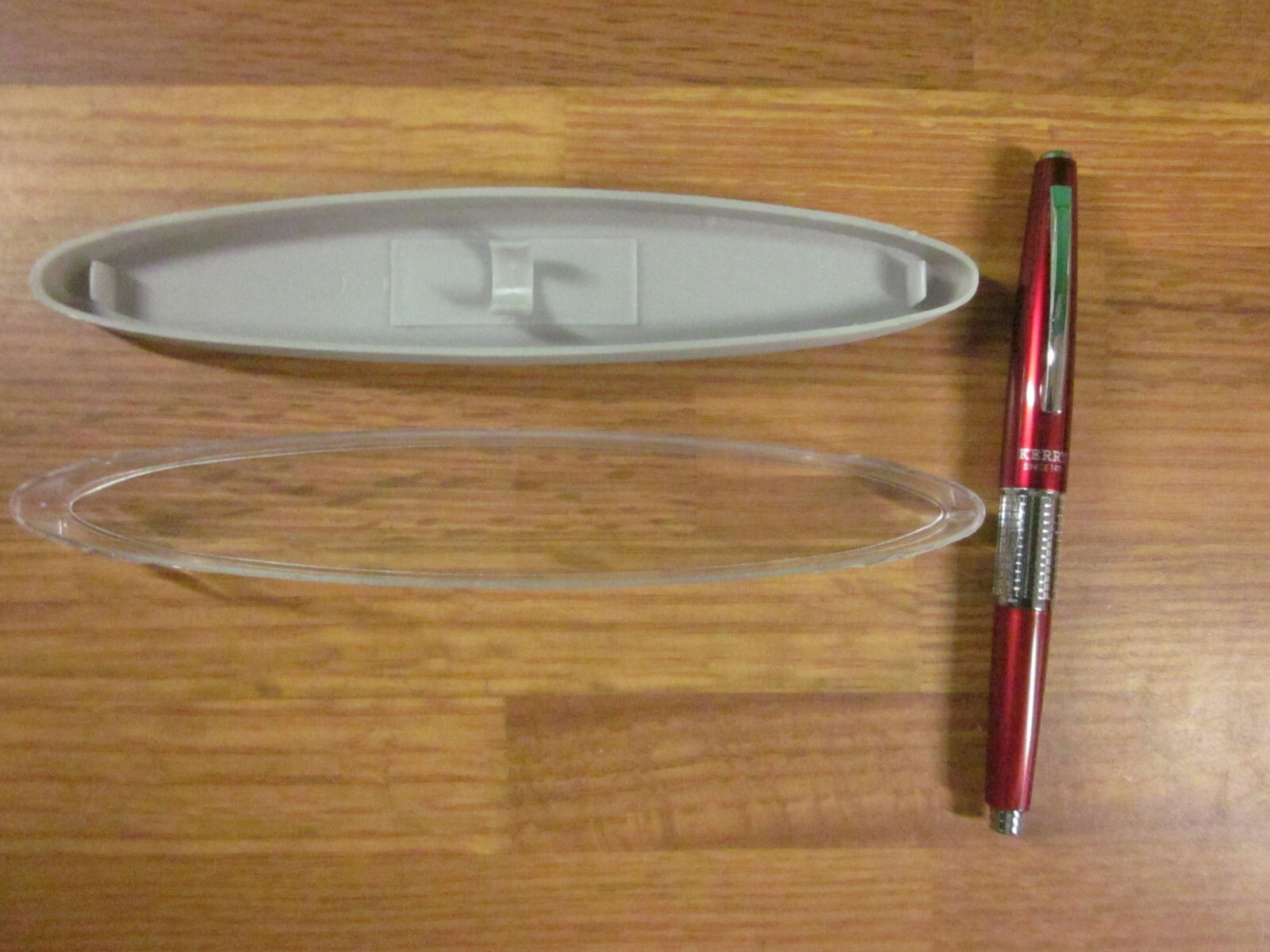 P1035B Pentel Sharp Kerry Mechanical Pencil, 0.5mm, W/Free Key Chane. Red Barrel