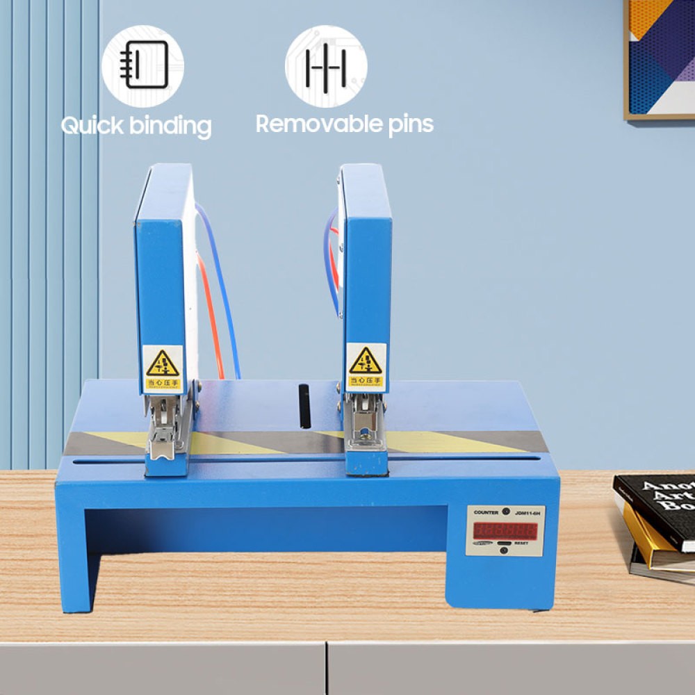 New Pneumatic Stapler Double Head Smart Electric Stapler Binding Machine