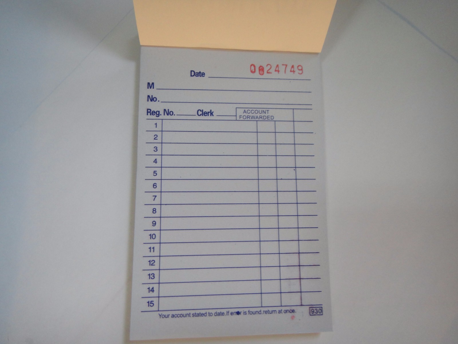 3X-Sales Book Order Receipt Invoice Carbon less 50 sets 3.5″x5.5″ US Seller