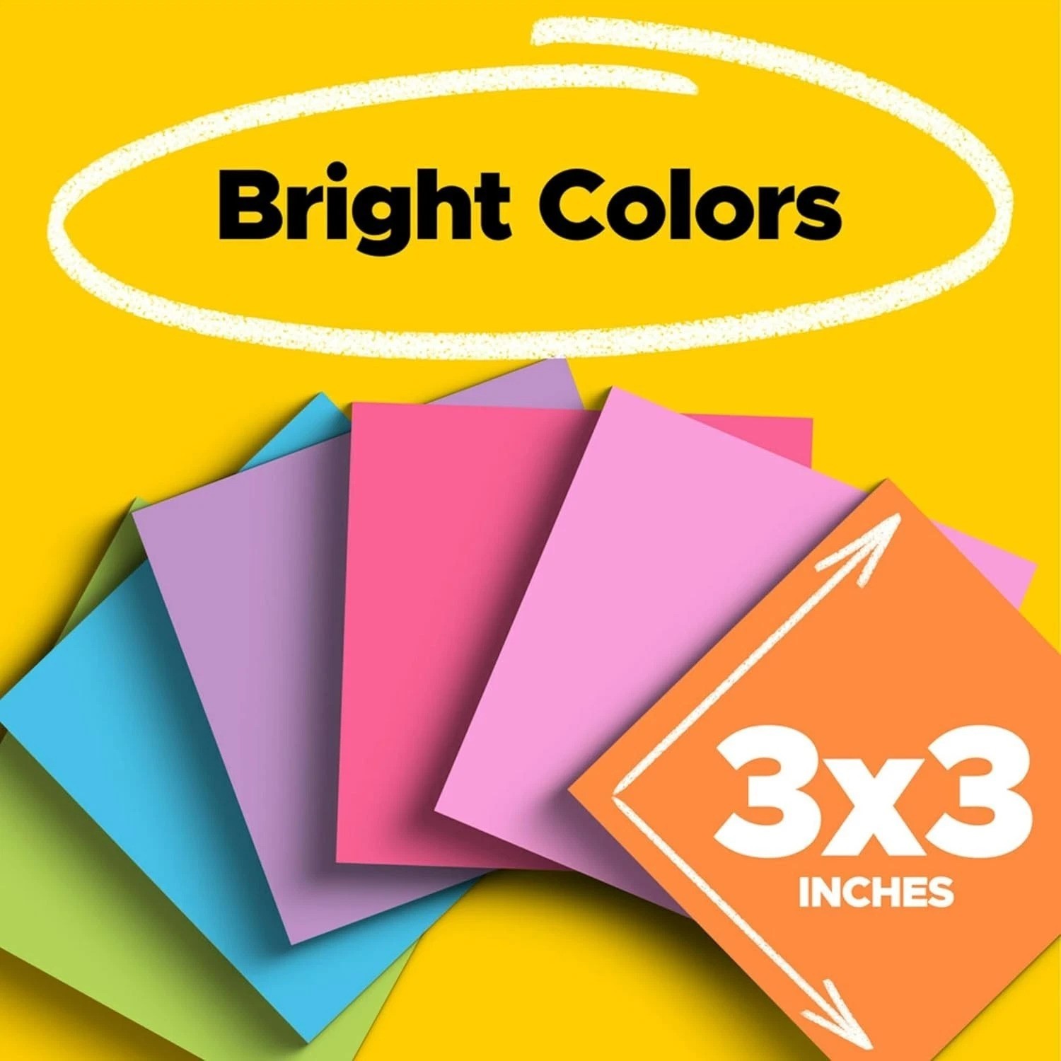 Multi-Color Super Sticky Notes – 90 Sheets, 2X Sticking Power for Maximum Impact