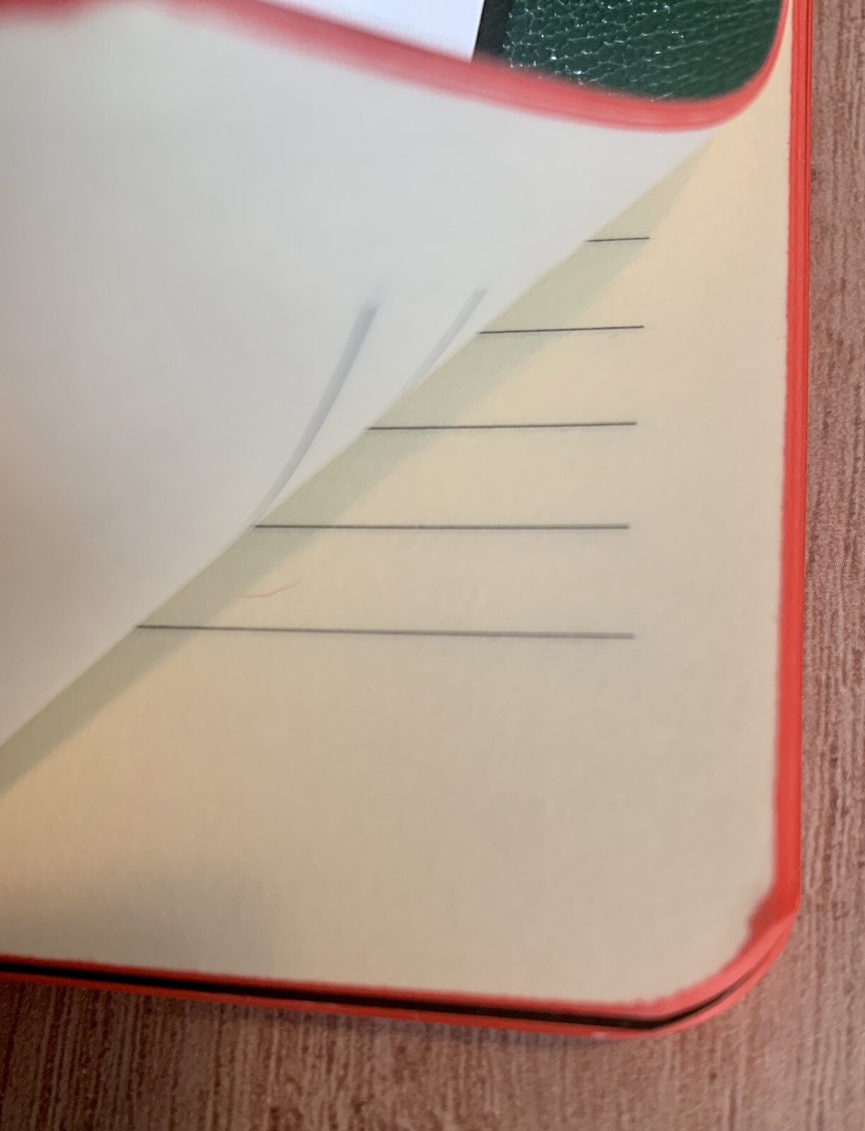 Bieffe Handmade Journal Notebook Made in ITALY 3 Pk Green Leather Birthday Gift