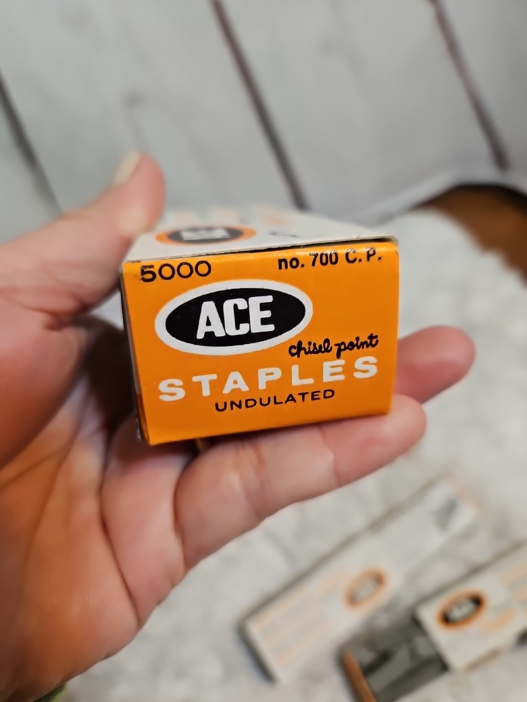 ACE Clipper No 700 C.P. Staples Chisel Point Undulated 5000 Lot of 5 NOS
