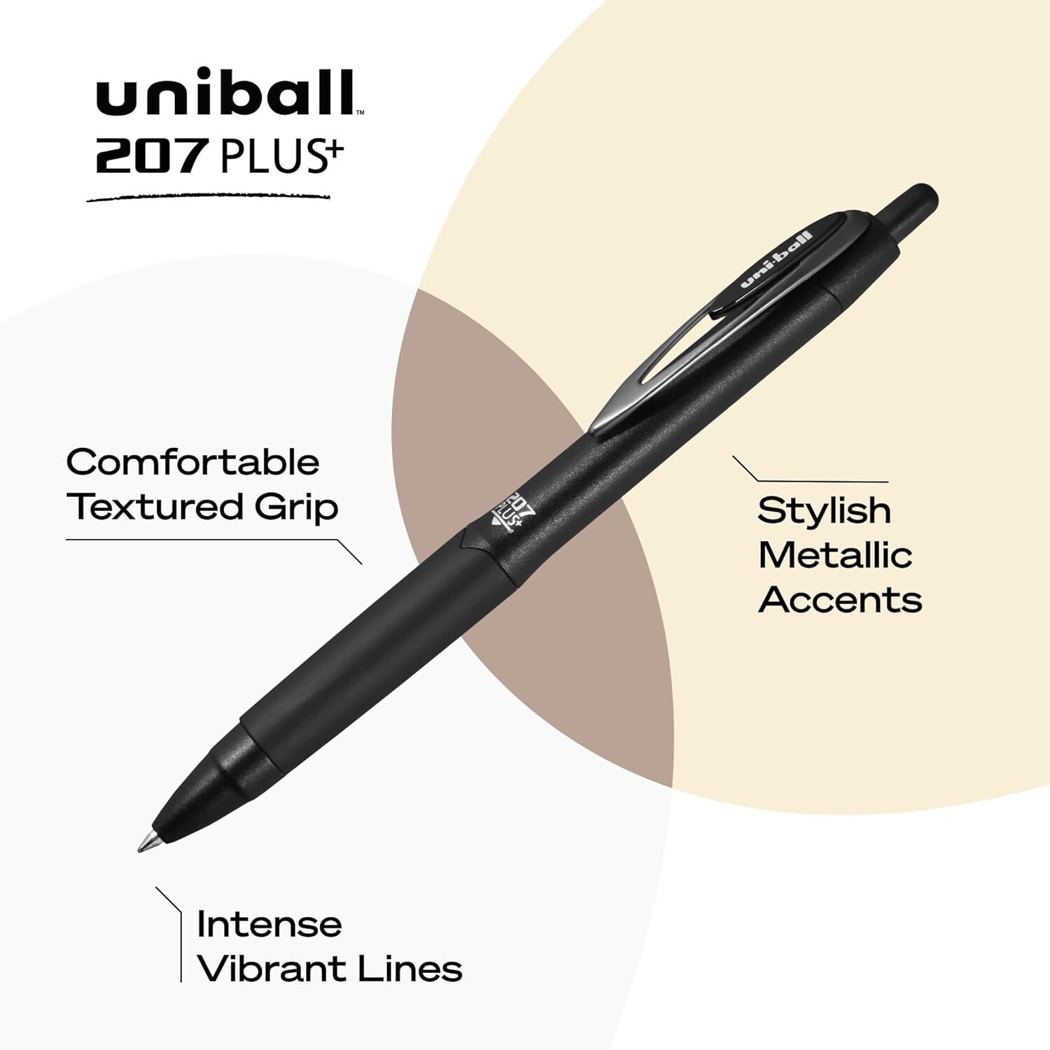 Uni-Ball 207PLUS+ Gel, 0.7MM, Asst Bus, 6pk – Multifunction Writing Instruments