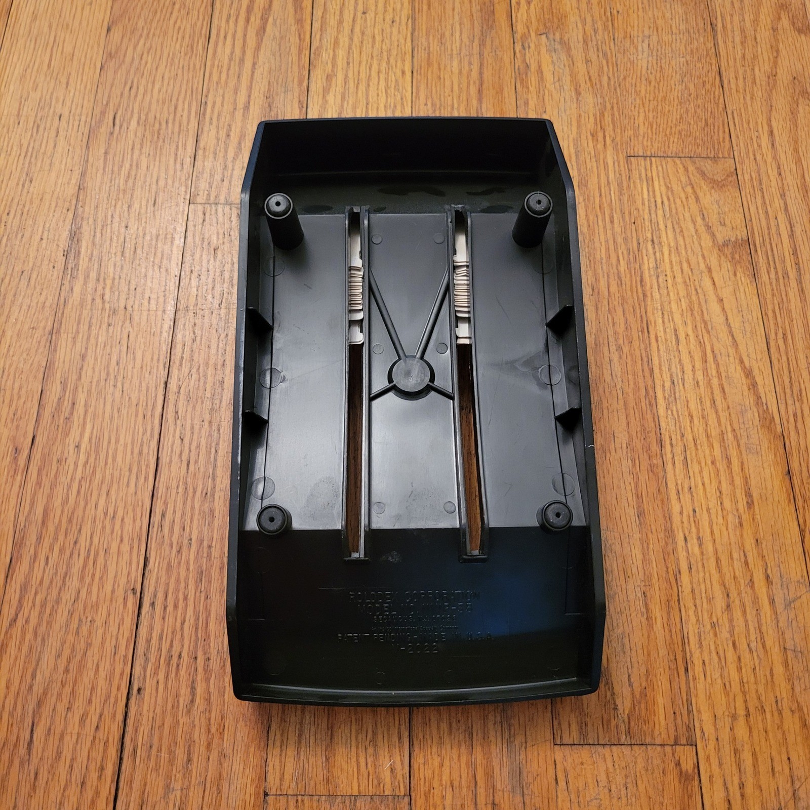 Rolodex Card File Organizer Black NVIP-35 Vintage Office Memorydex Retro USA