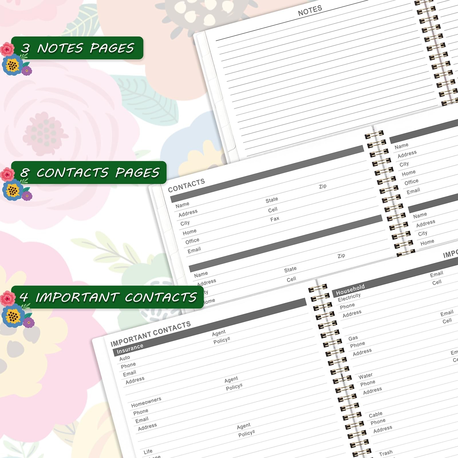 2026-2029 Monthly Planner – 3 Year Monthly Planner 2026-2029, Jul.2026 – Jun….