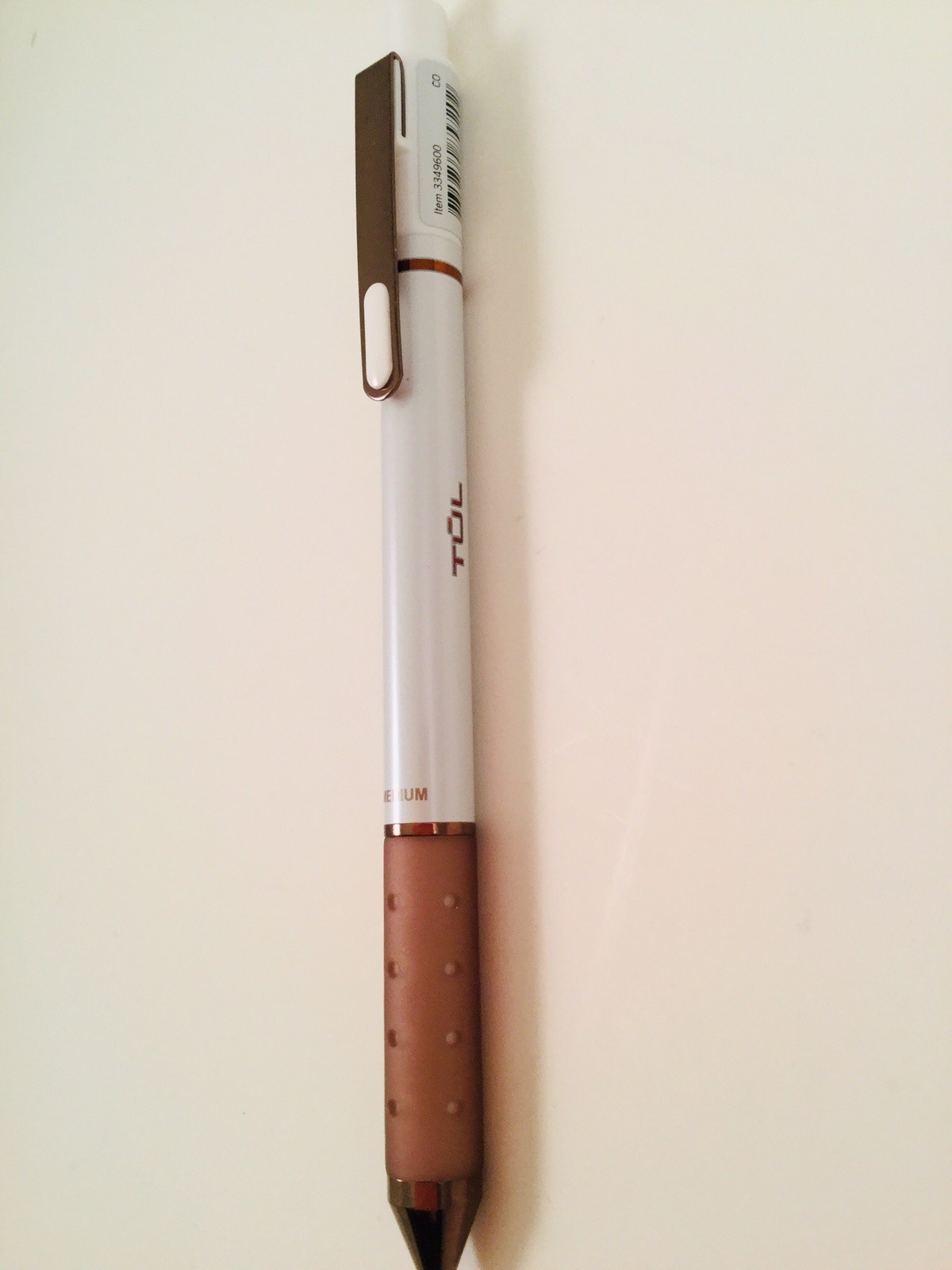 TUL Pearl Pen Retractable Gel Blue Ink White Dark Rose Gold Limited Edition 0.7