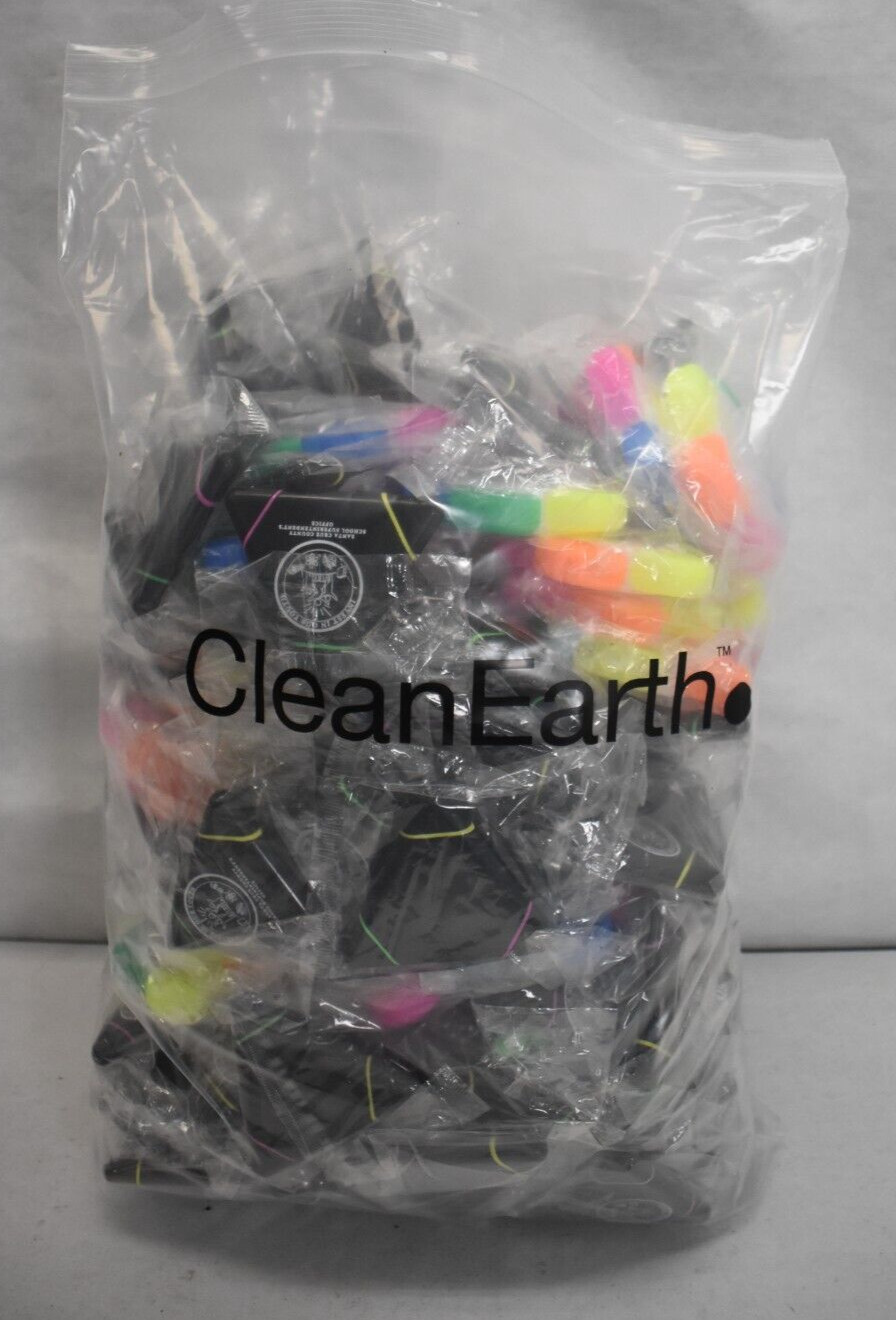 Lot of 150 Highlighters 5 Point Flower and 3 Point Shaped Multi Color Branded
