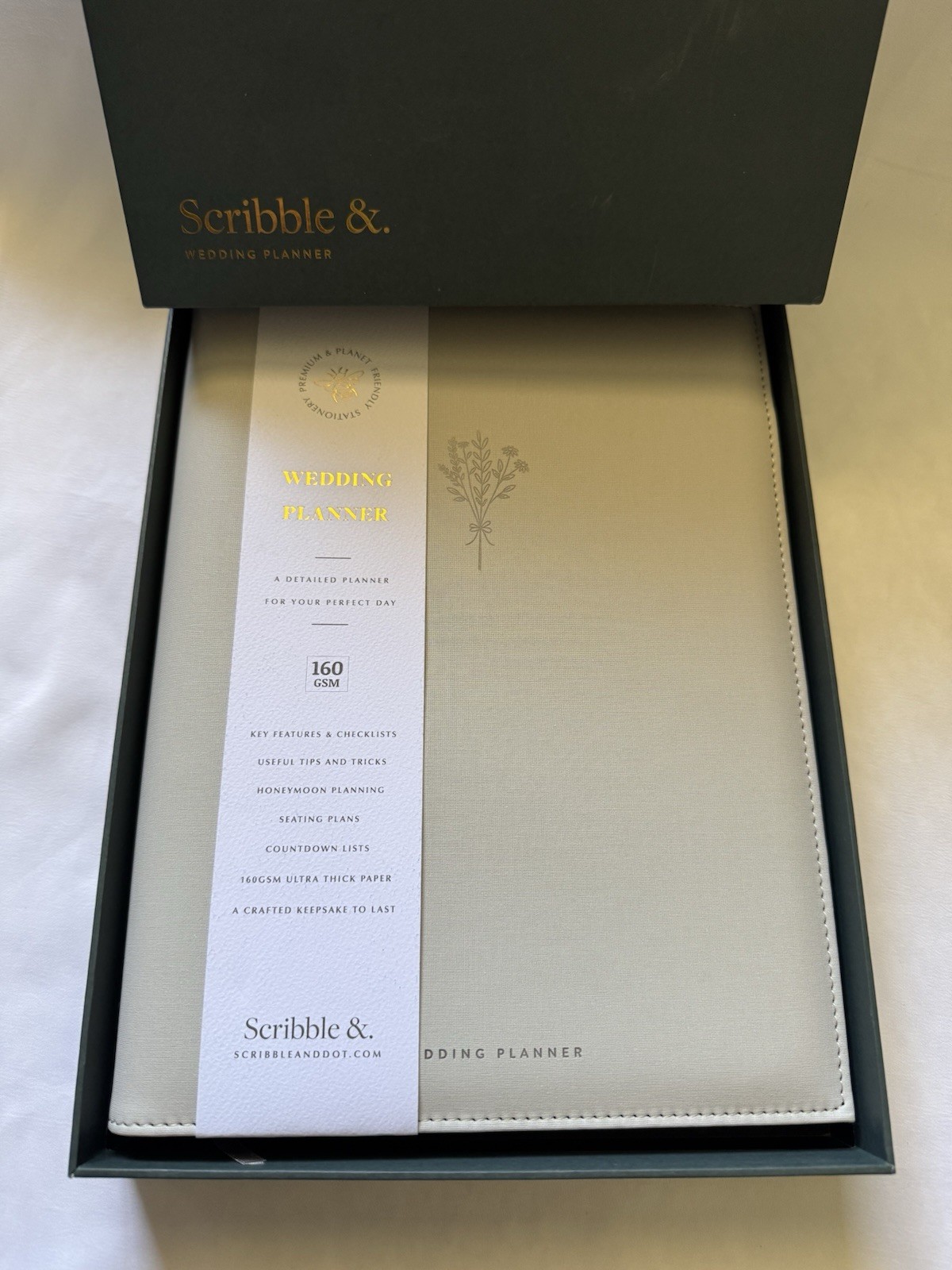 Scribble & Wedding Planner Binder Premium Comprehensive Bridal New