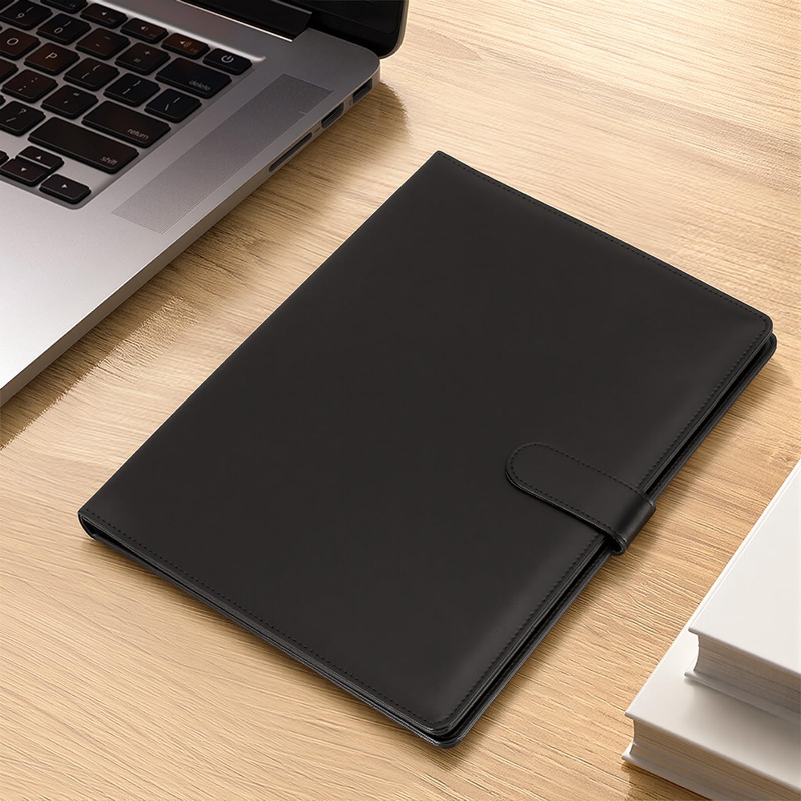 Professional Padfolio with Clipboard, Faux Leather Portfolio Folder Binder Legal