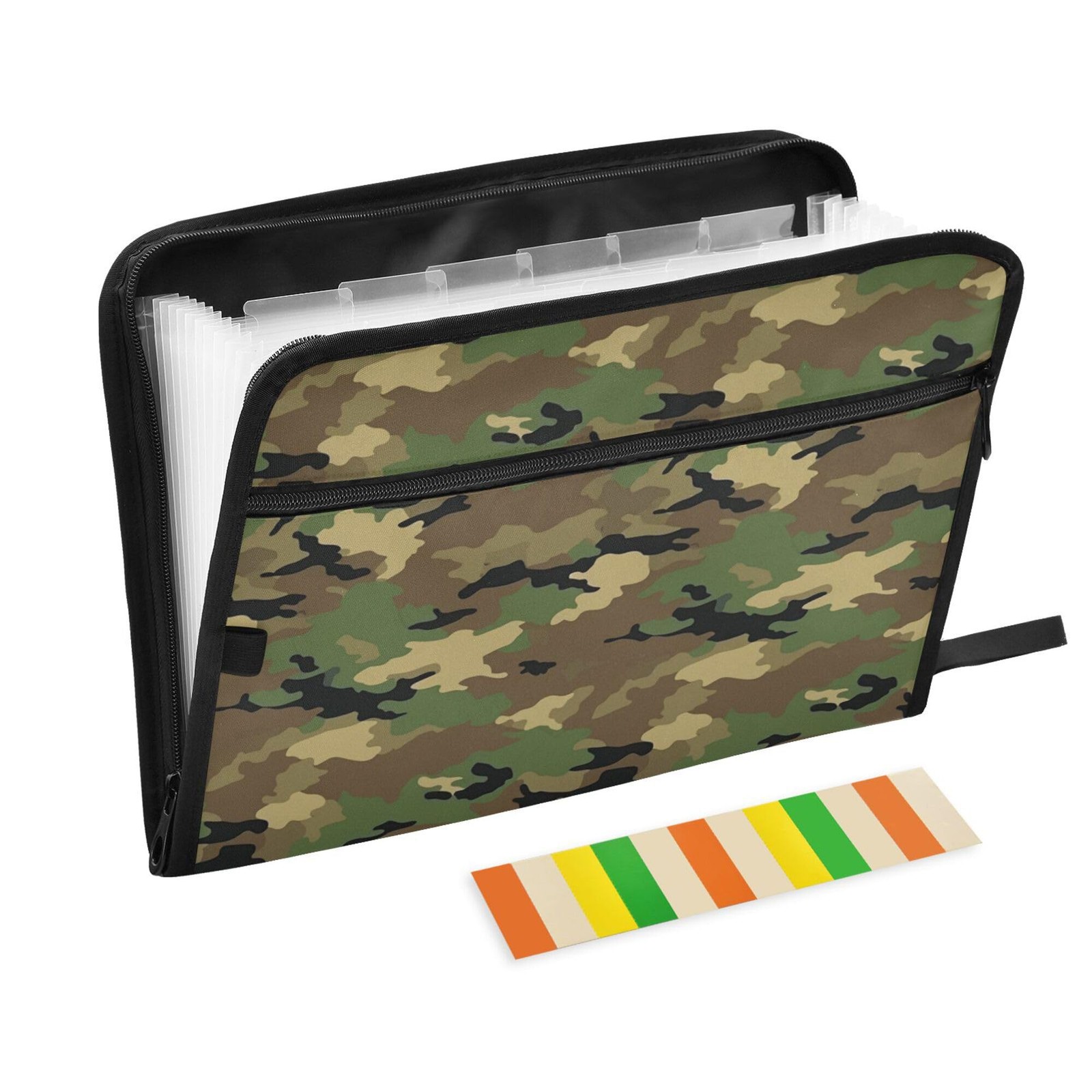 Army Camouflage Expanding File 14.2 X 10.6 X 0.8 Inches,