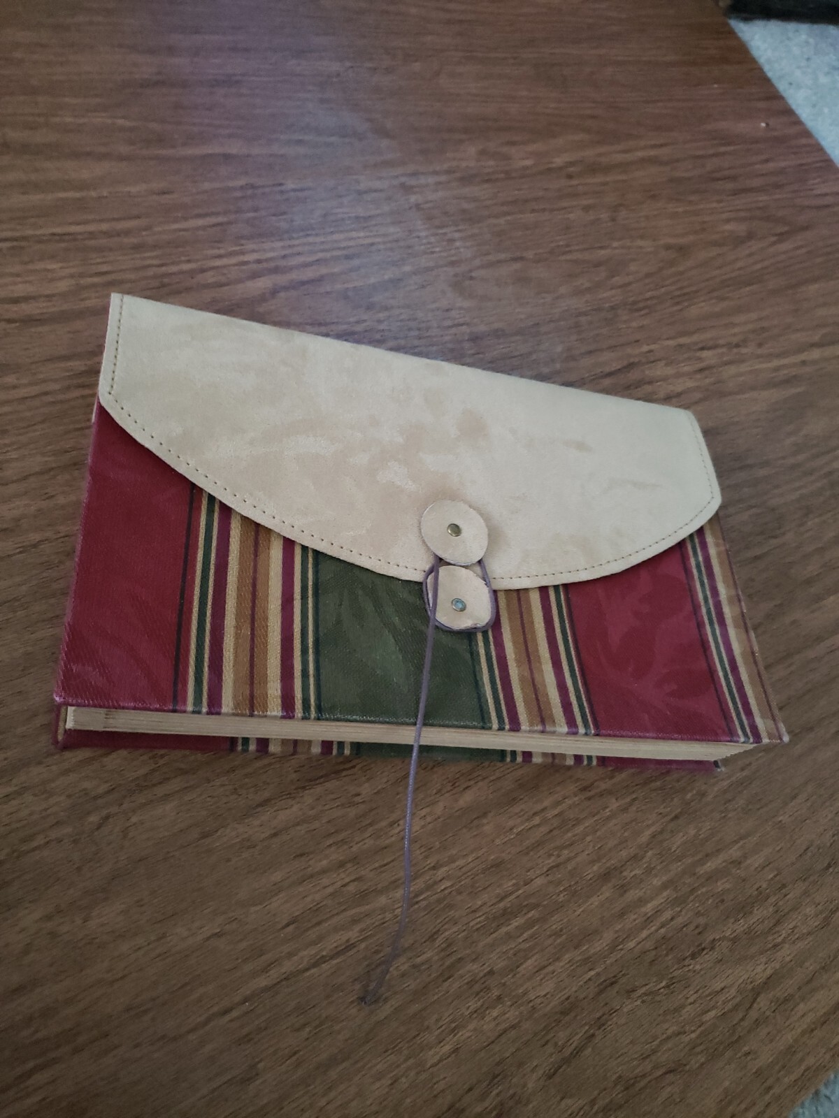 Suede / Fabric 12 Pocket File Folder Paper Organizer Accordion School Office New