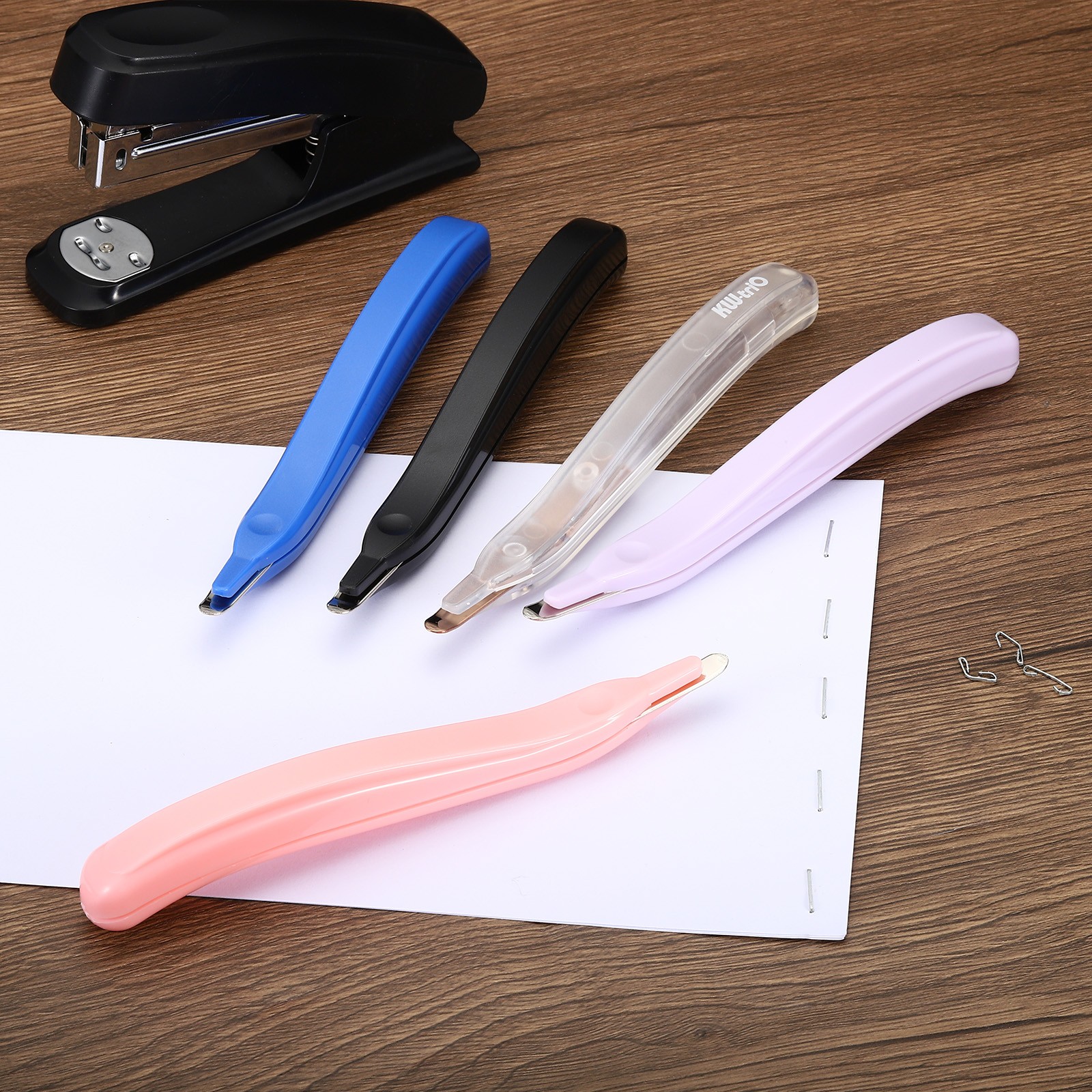 Staple Remover, Magnetic Staple Puller Removal Tool, Purple 3Pcs