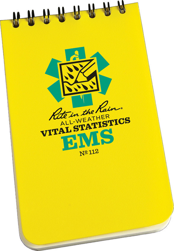 Rite in the Rain EMS Vital Stats 50 Sheets 3″ x 5″